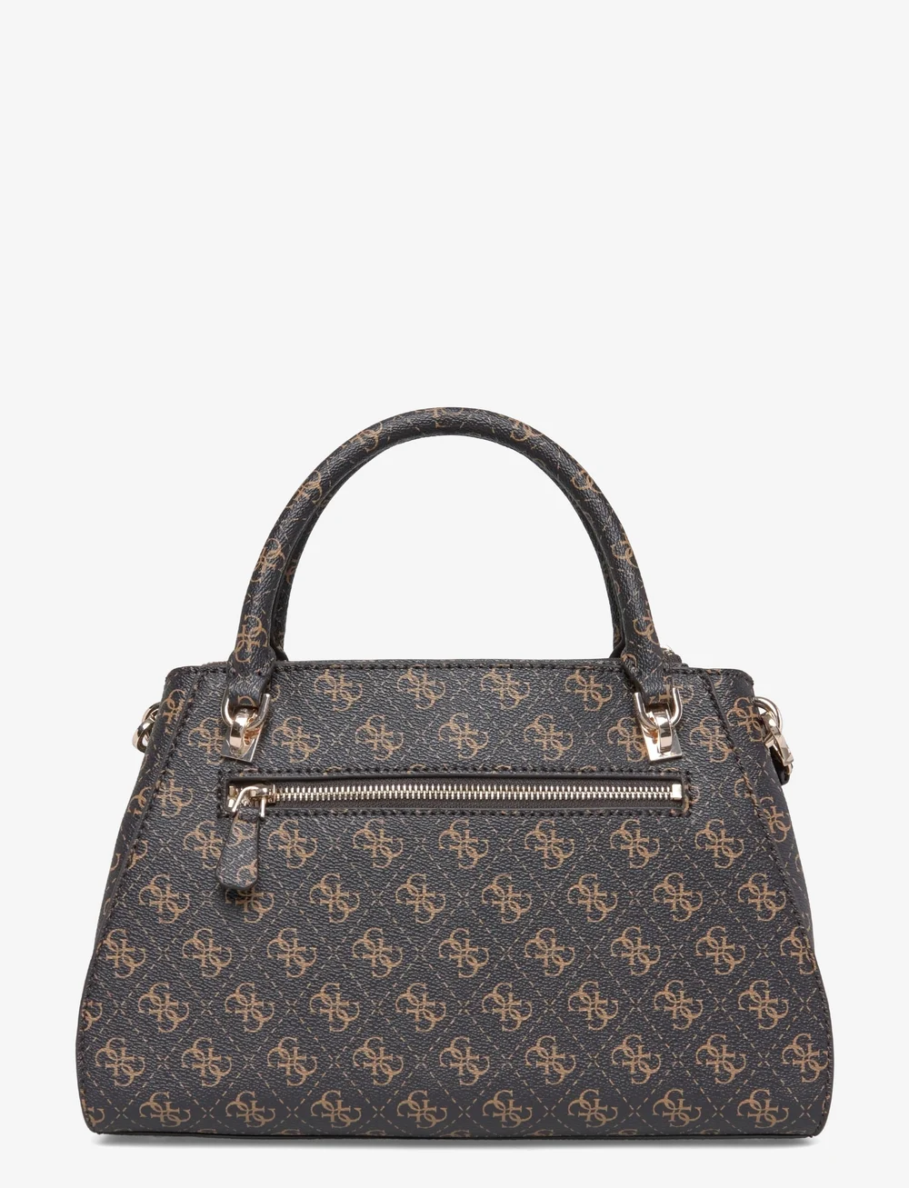 GUESS - NOELLE II LUXURY SATCHEL - speciella tillfällen - brown logo - 1