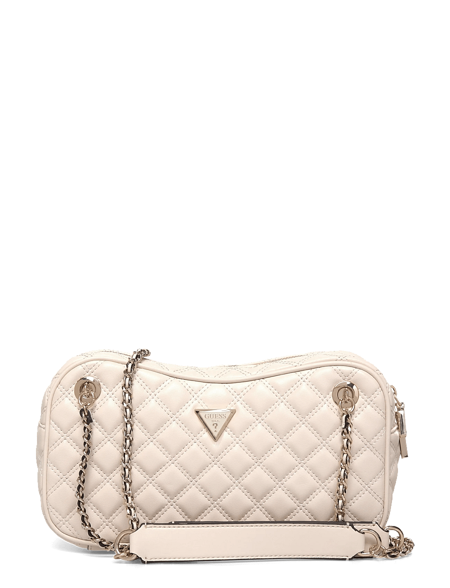 GUESS - GIULLY II SHOULDER SATCHEL - umhängetaschen - bone - 0