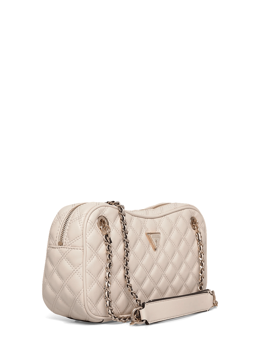 GUESS - GIULLY II SHOULDER SATCHEL - umhängetaschen - bone - 2