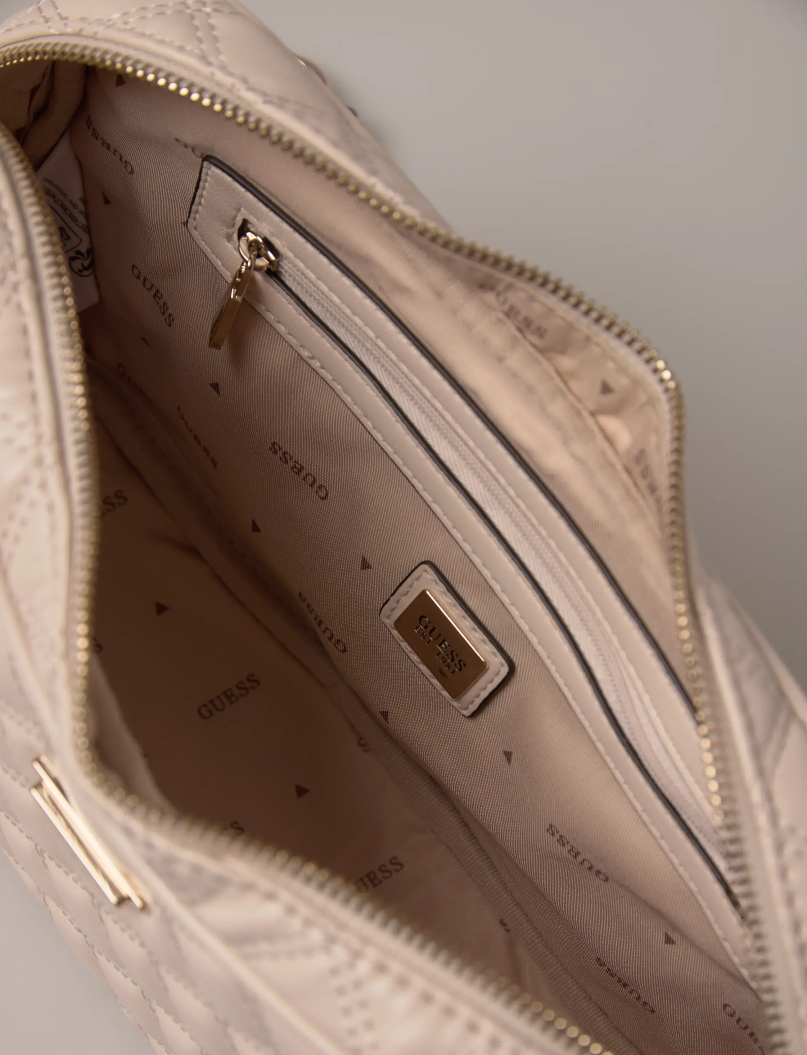 GUESS - GIULLY II SHOULDER SATCHEL - alltags-style - bone - 5