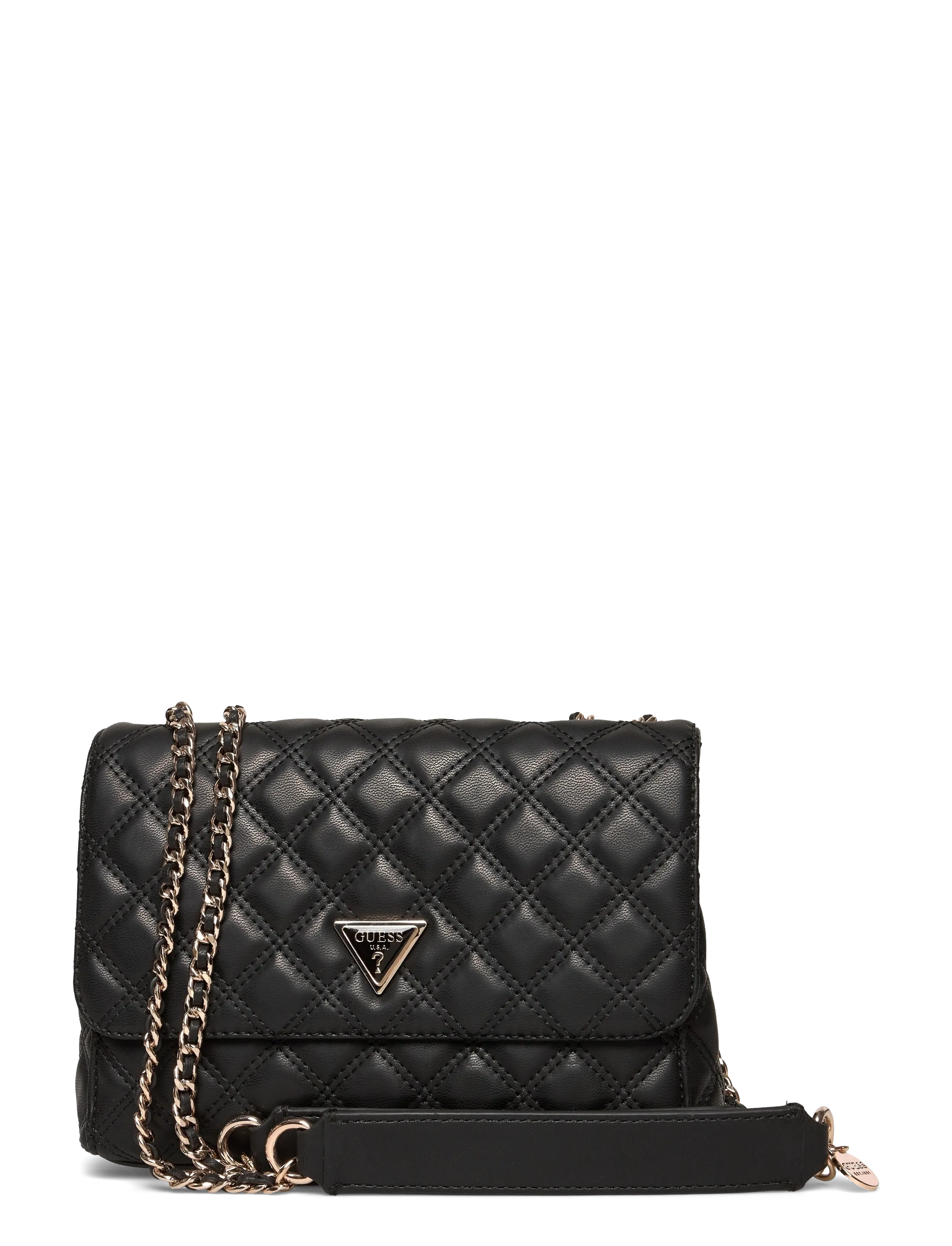 GUESS Giully Ii 2 Comp Cnvrtble Flap, One Size, Black, Tasker > Tasker Med Tophåndtag, Dame