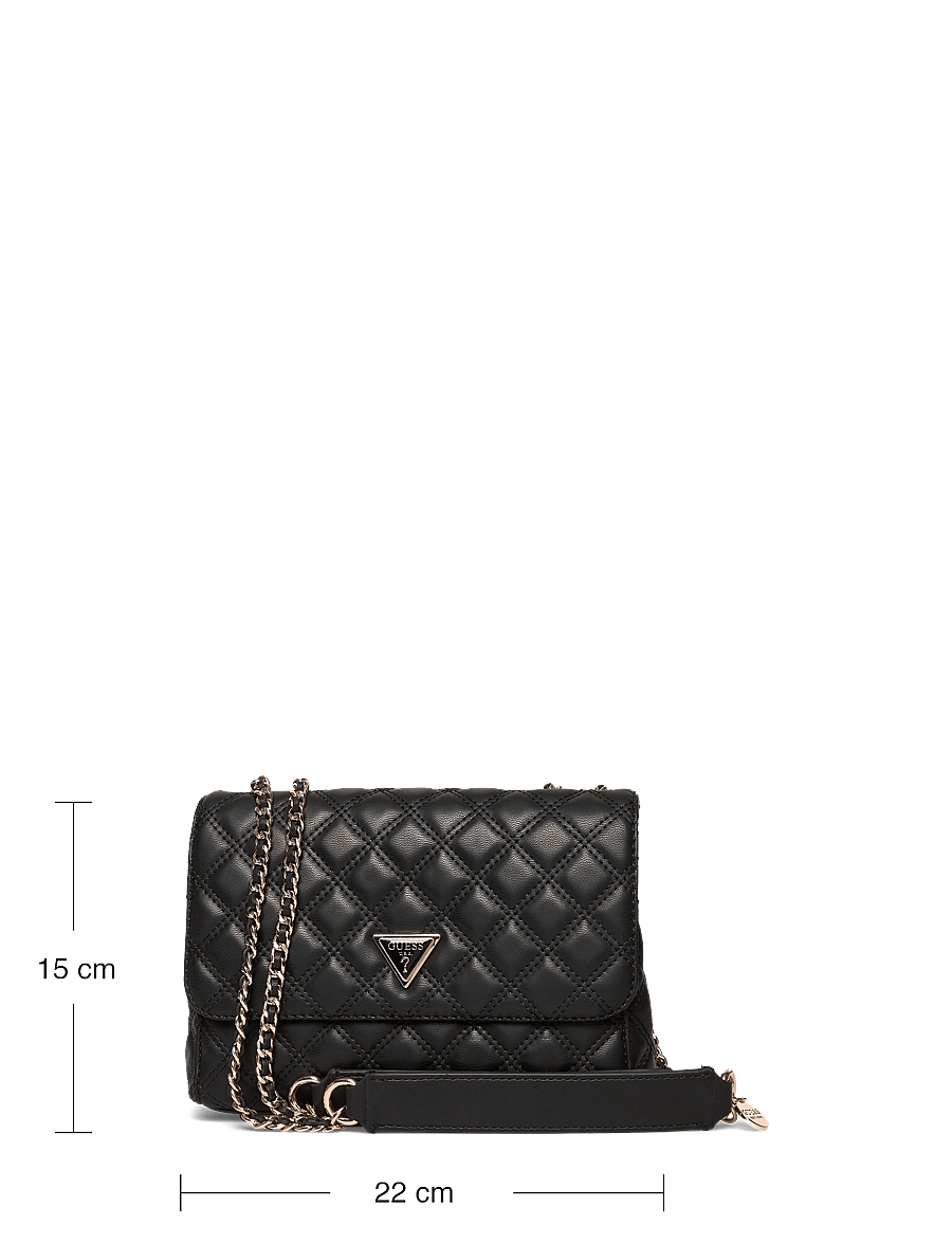 GUESS - GIULLY II 2 COMP CNVRTBLE FLAP - hverdags stil - black - 3