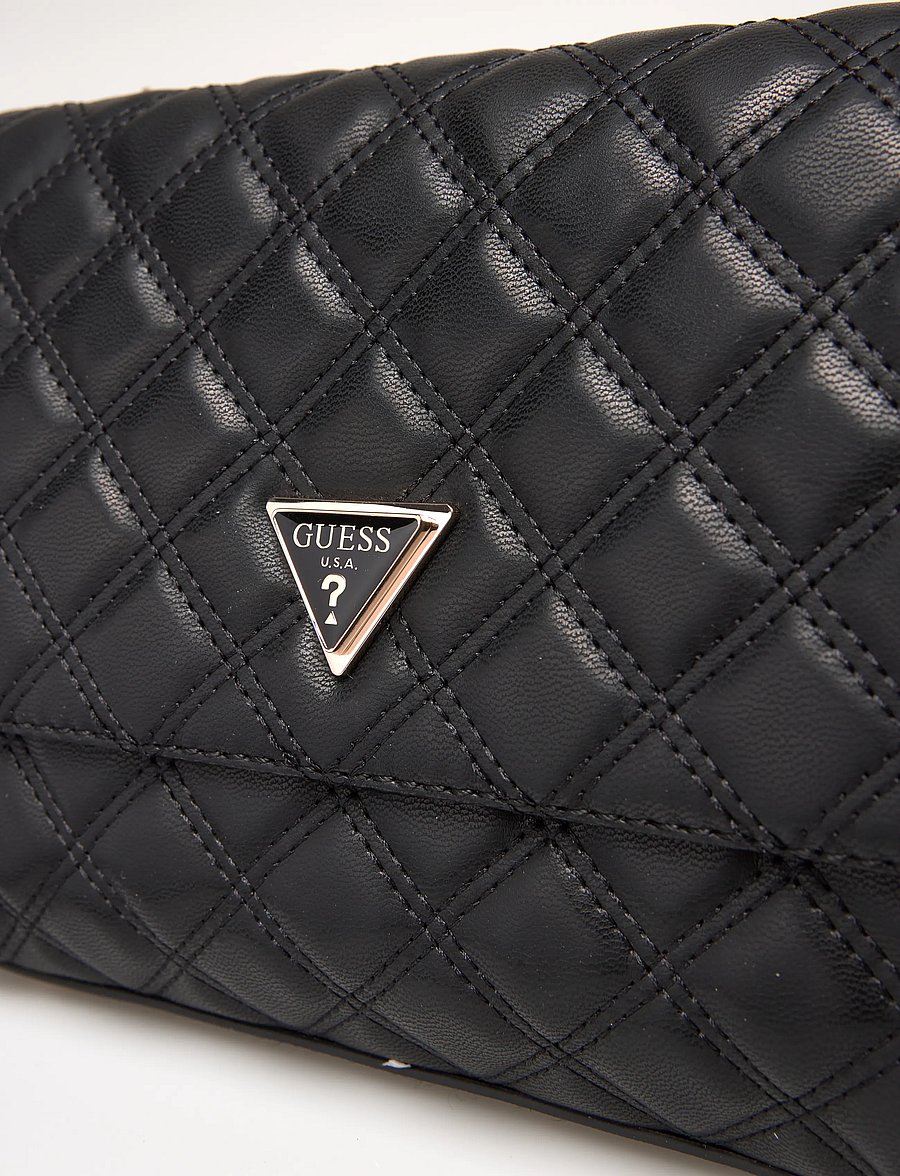 GUESS - GIULLY II 2 COMP CNVRTBLE FLAP - hverdags stil - black - 4