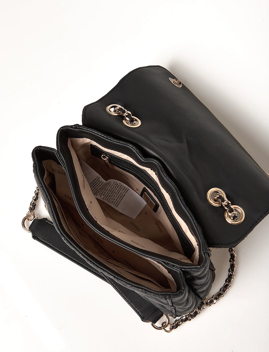 GUESS - GIULLY II 2 COMP CNVRTBLE FLAP - hverdags stil - black - 5
