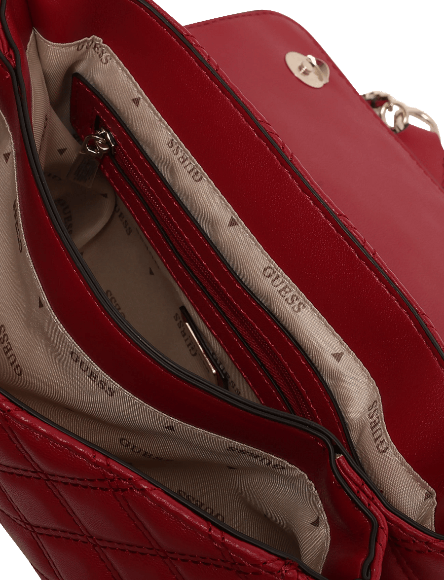 GUESS - GIULLY II 2 COMP CNVRTBLE FLAP - hverdags stil - dark cherry - 3