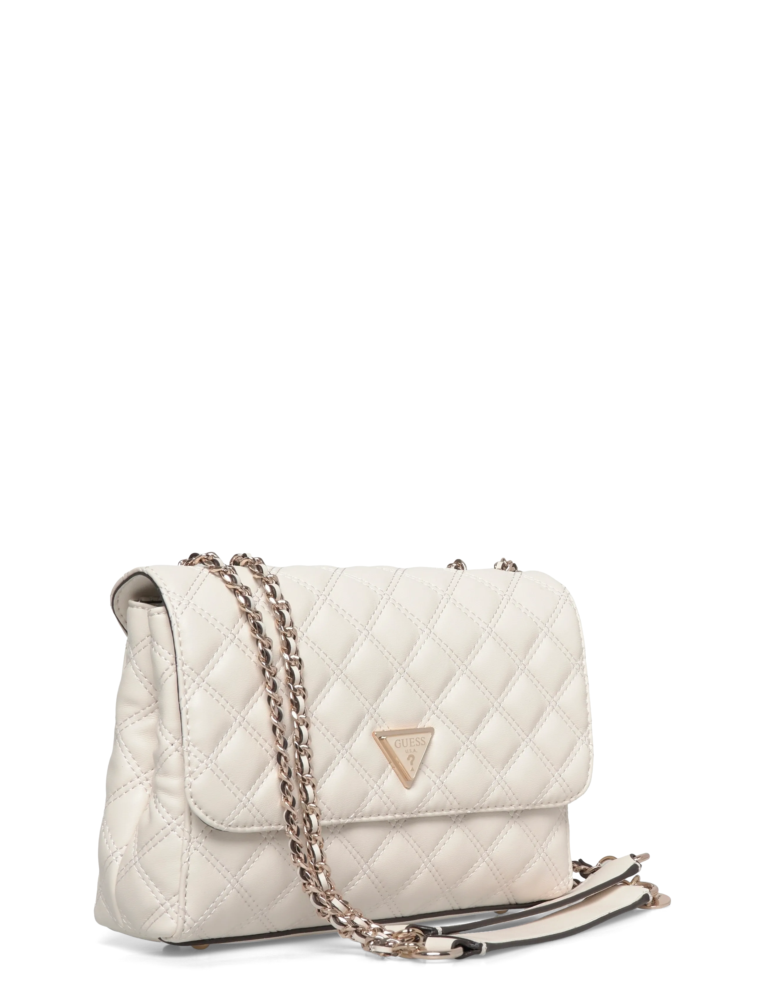 GUESS - GIULLY II 2 COMP CNVRTBLE FLAP - arkityyli - off white - 2