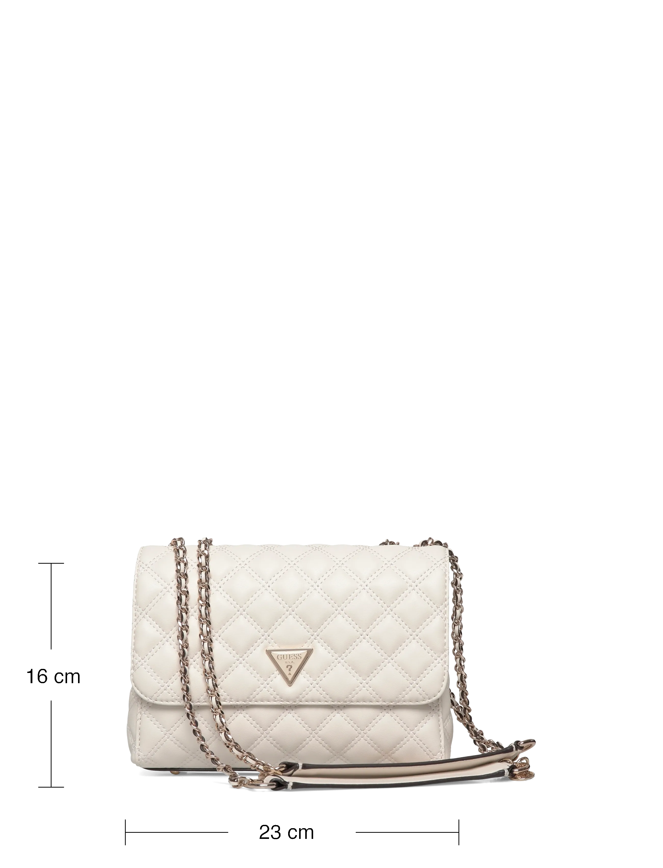 GUESS - GIULLY II 2 COMP CNVRTBLE FLAP - off white - 3