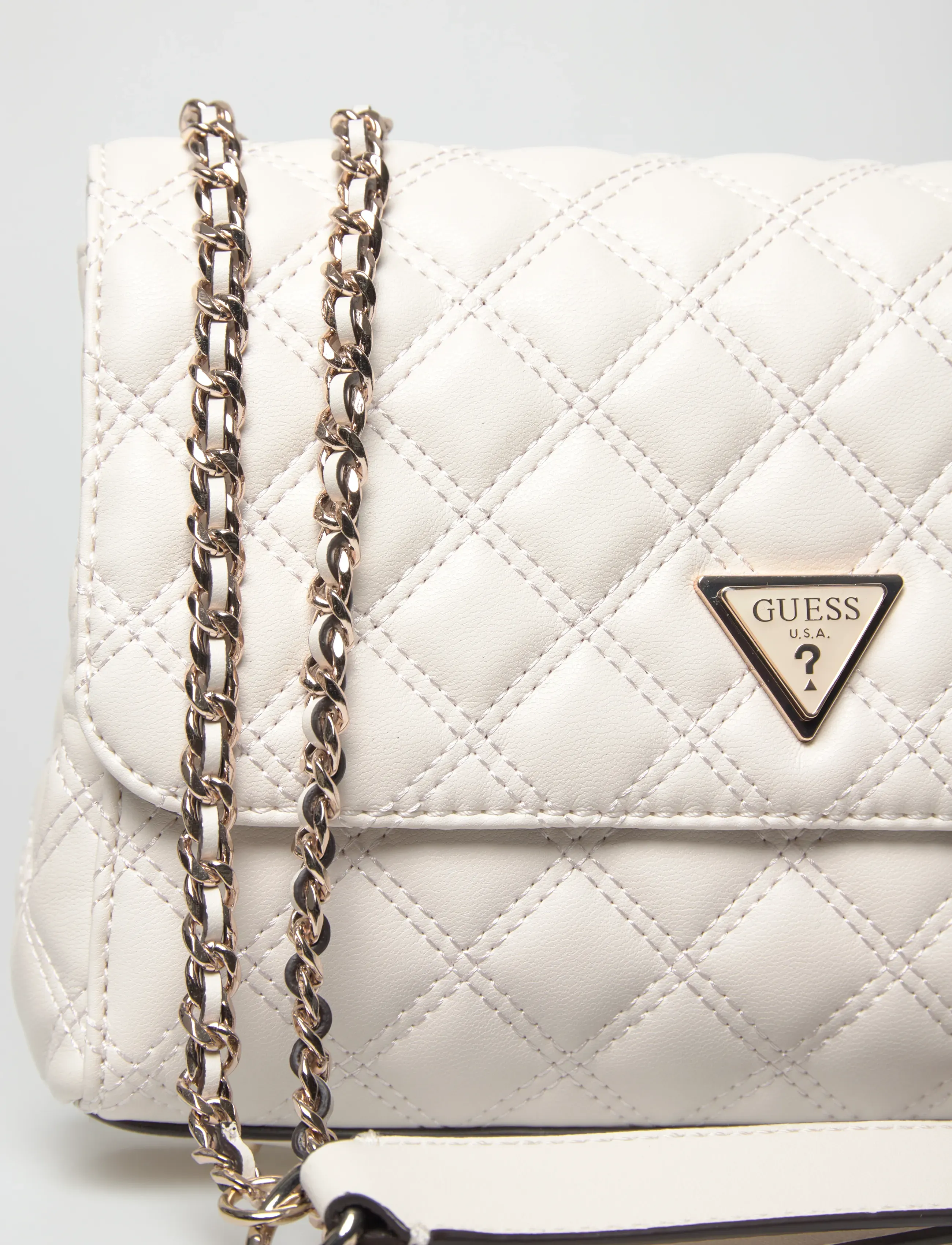 GUESS - GIULLY II 2 COMP CNVRTBLE FLAP - arkityyli - off white - 3
