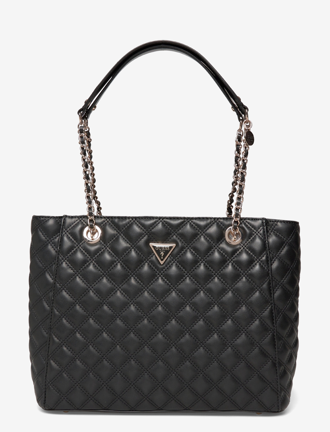 GUESS - GIULLY II LARGE TOTE - særlige begivenheder - black - 0