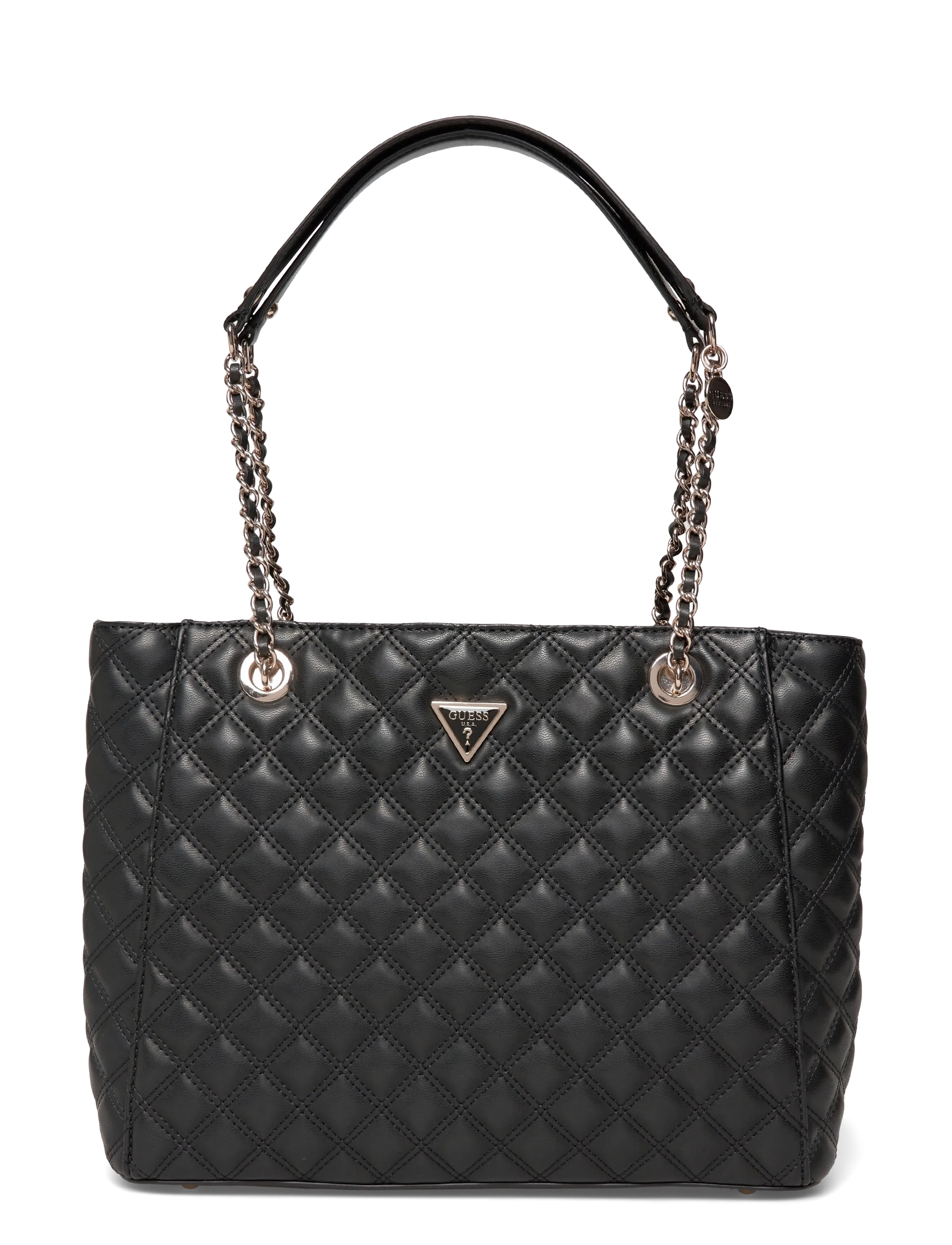 GUESS GIULLY II LARGE TOTE - Handtaschen - BLACK / black