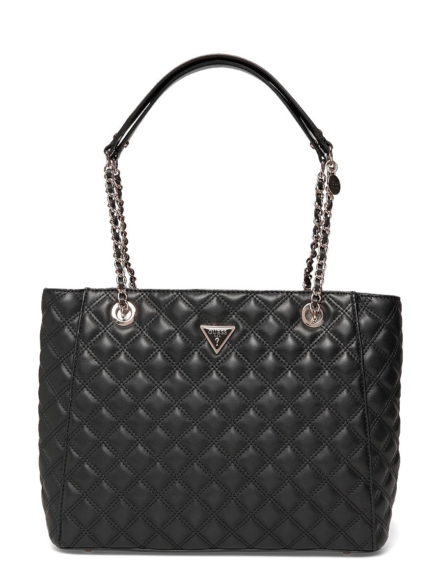 GUESS - GIULLY II LARGE TOTE - hverdags stil - black - 0