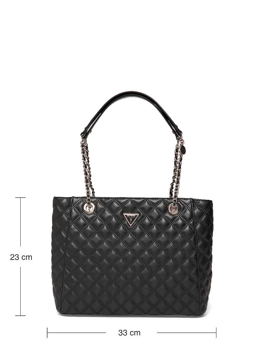 GUESS - GIULLY II LARGE TOTE - hverdags stil - black - 3