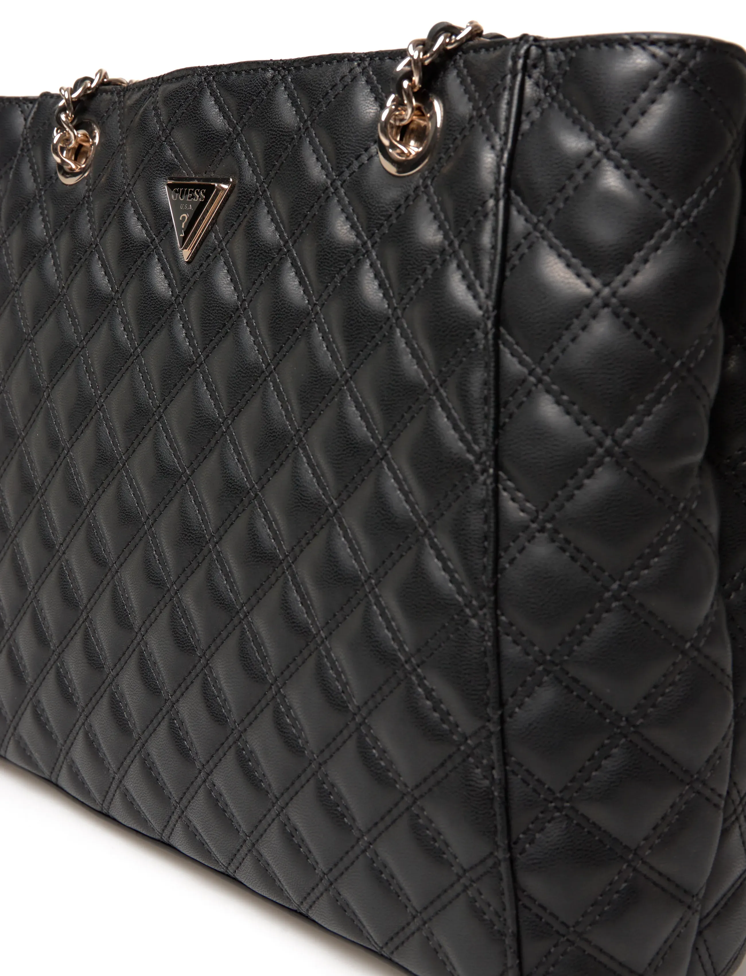 GUESS - GIULLY II LARGE TOTE - hverdags stil - black - 4