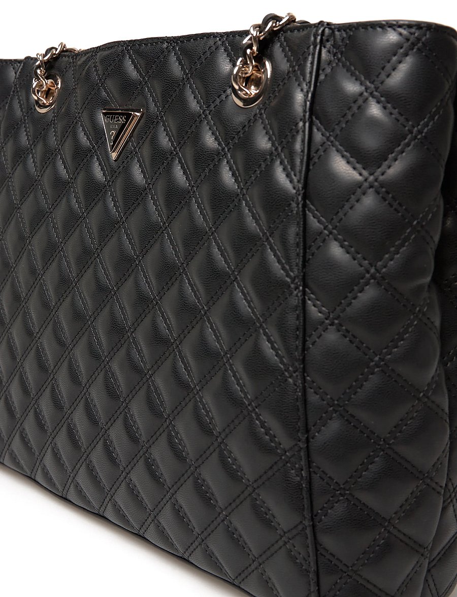 GUESS - GIULLY II LARGE TOTE - hverdags stil - black - 4