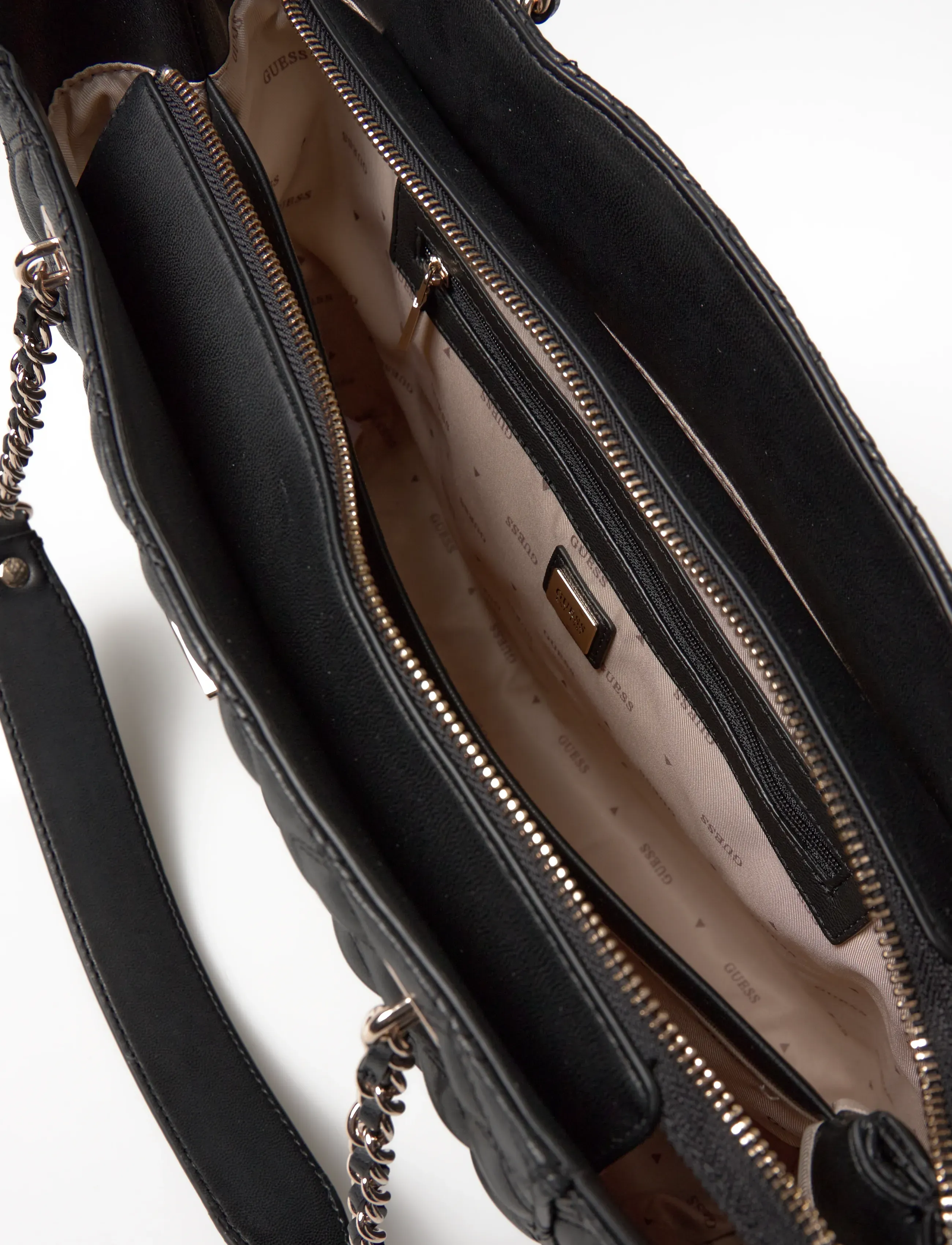 GUESS - GIULLY II LARGE TOTE - hverdags stil - black - 5