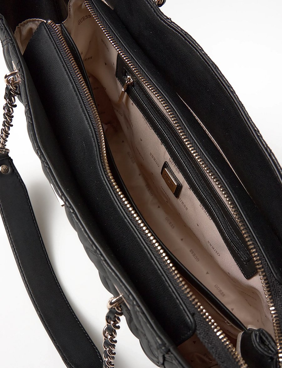 GUESS - GIULLY II LARGE TOTE - hverdags stil - black - 5