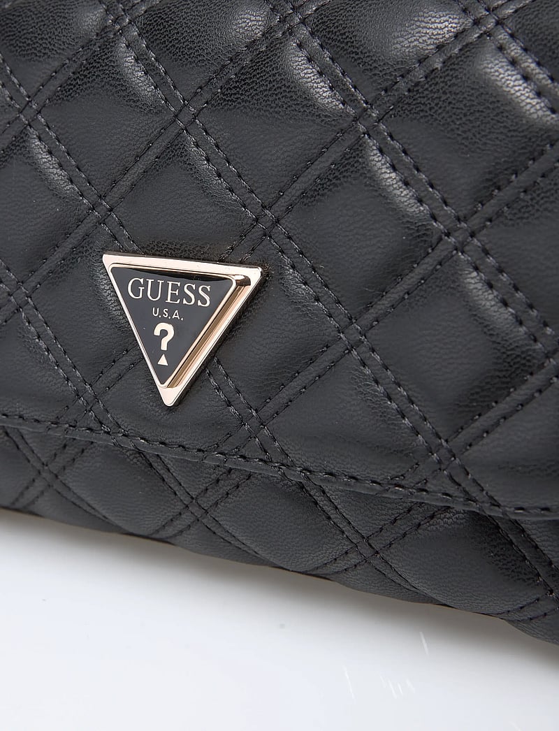 GUESS - GIULLY II MINI 2 COMP CVRT FLP - crossbody bags - black - 3