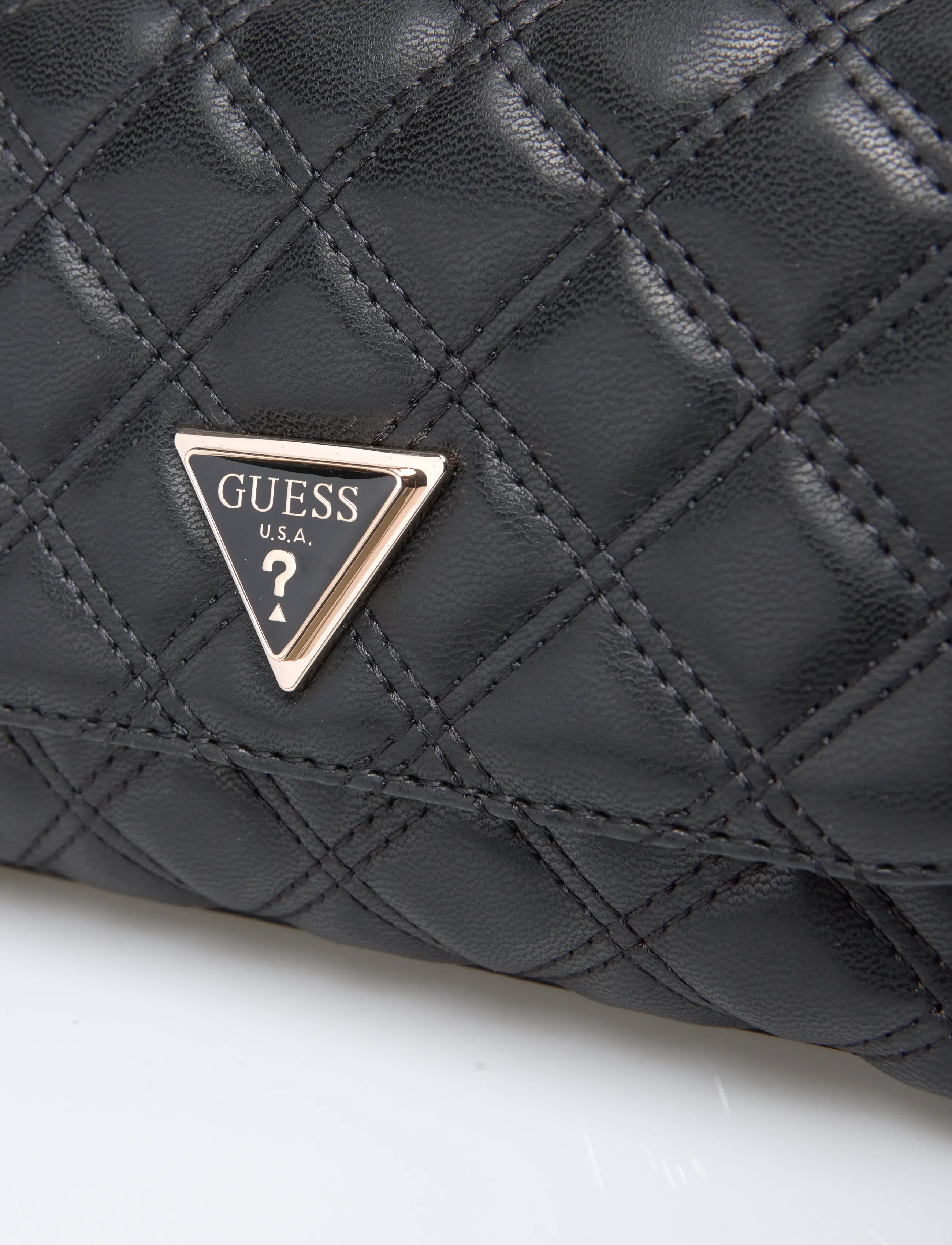 GUESS - GIULLY II MINI 2 COMP CVRT FLP - crossbody bags - black - 3