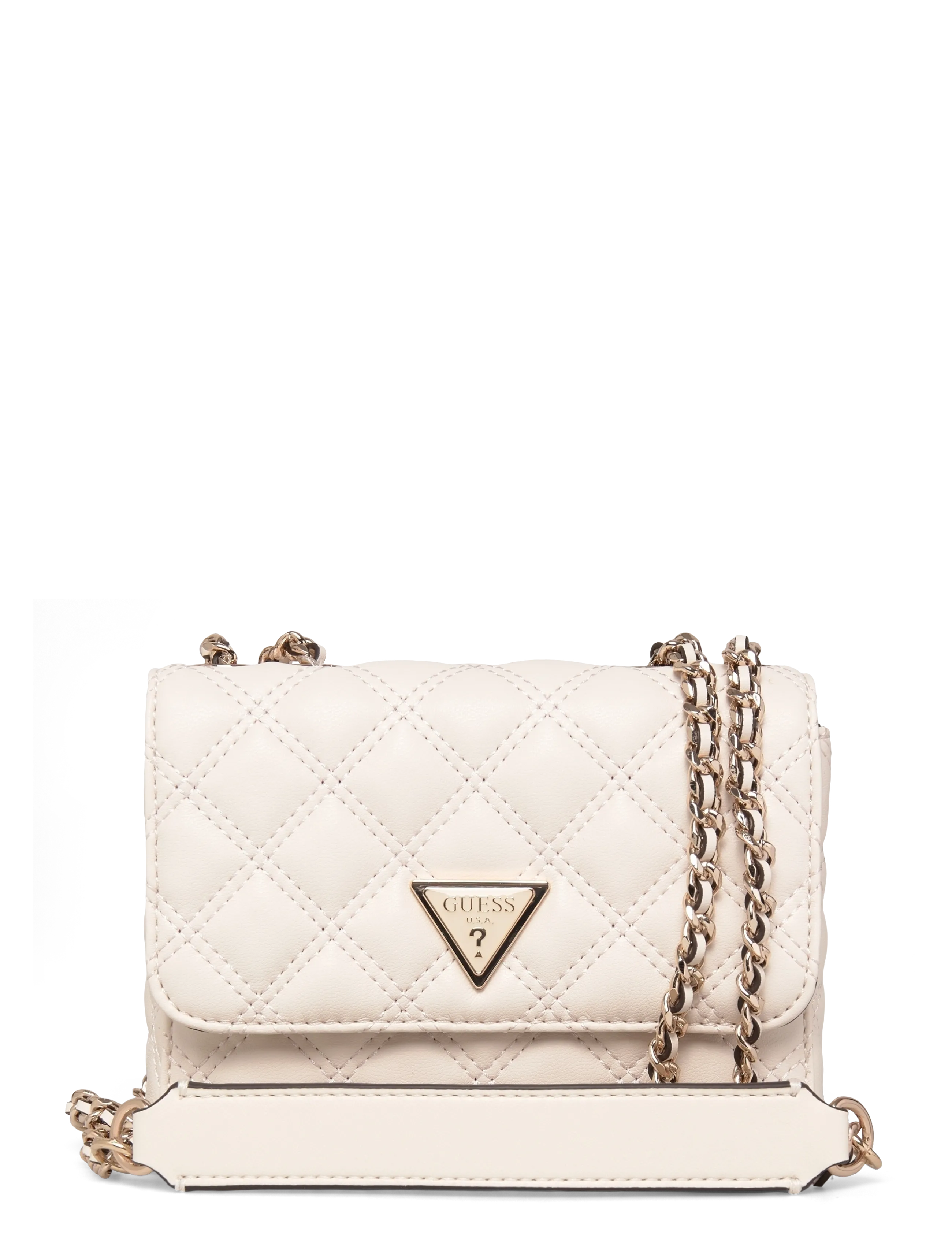 GUESS GIULLY II MINI 2 COMP CVRT FLP - Tasker - OFF WHITE / cream