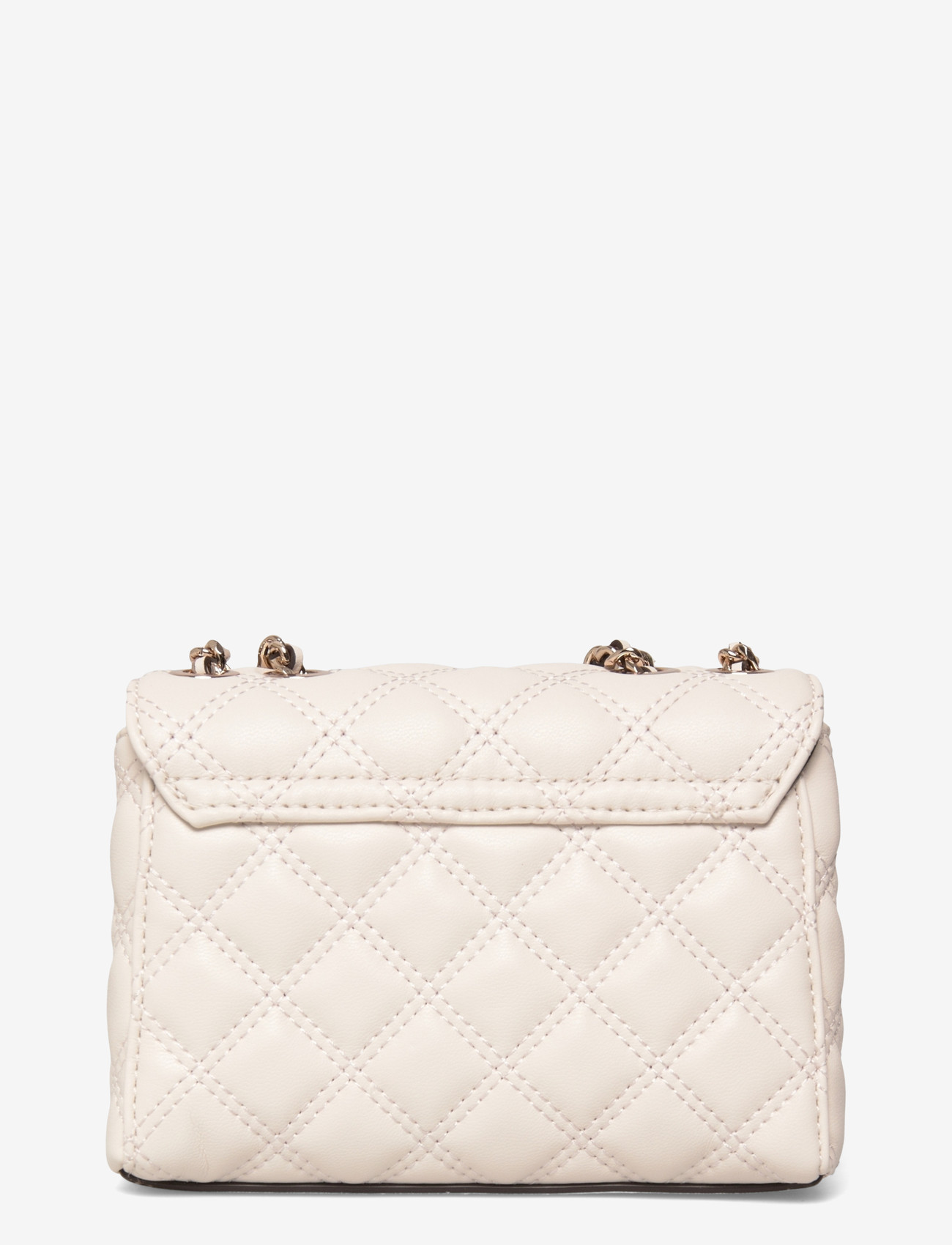 GUESS - GIULLY II MINI 2 COMP CVRT FLP - crossbody bags - off white - 1