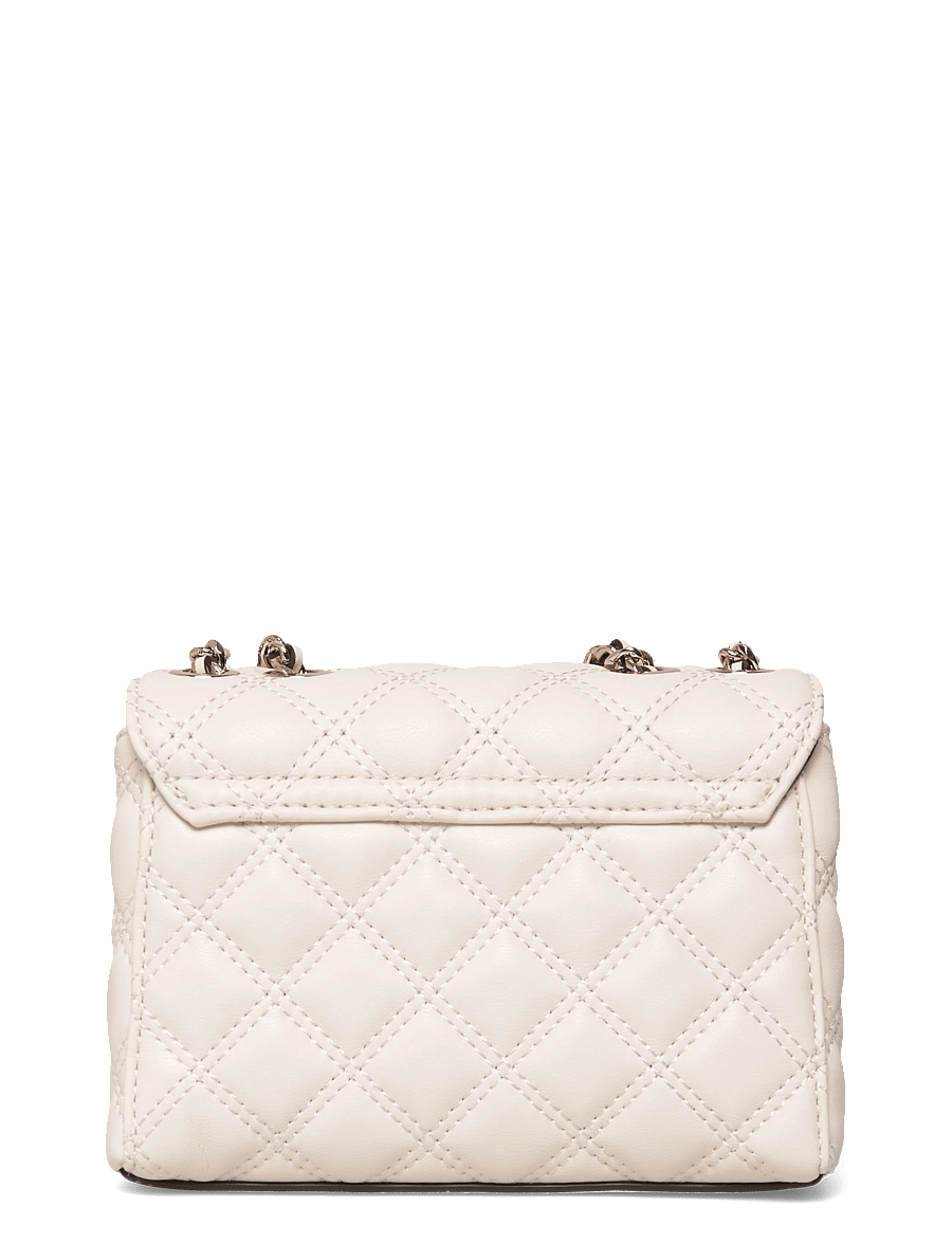 GUESS - GIULLY II MINI 2 COMP CVRT FLP - umhängetaschen - off white - 1
