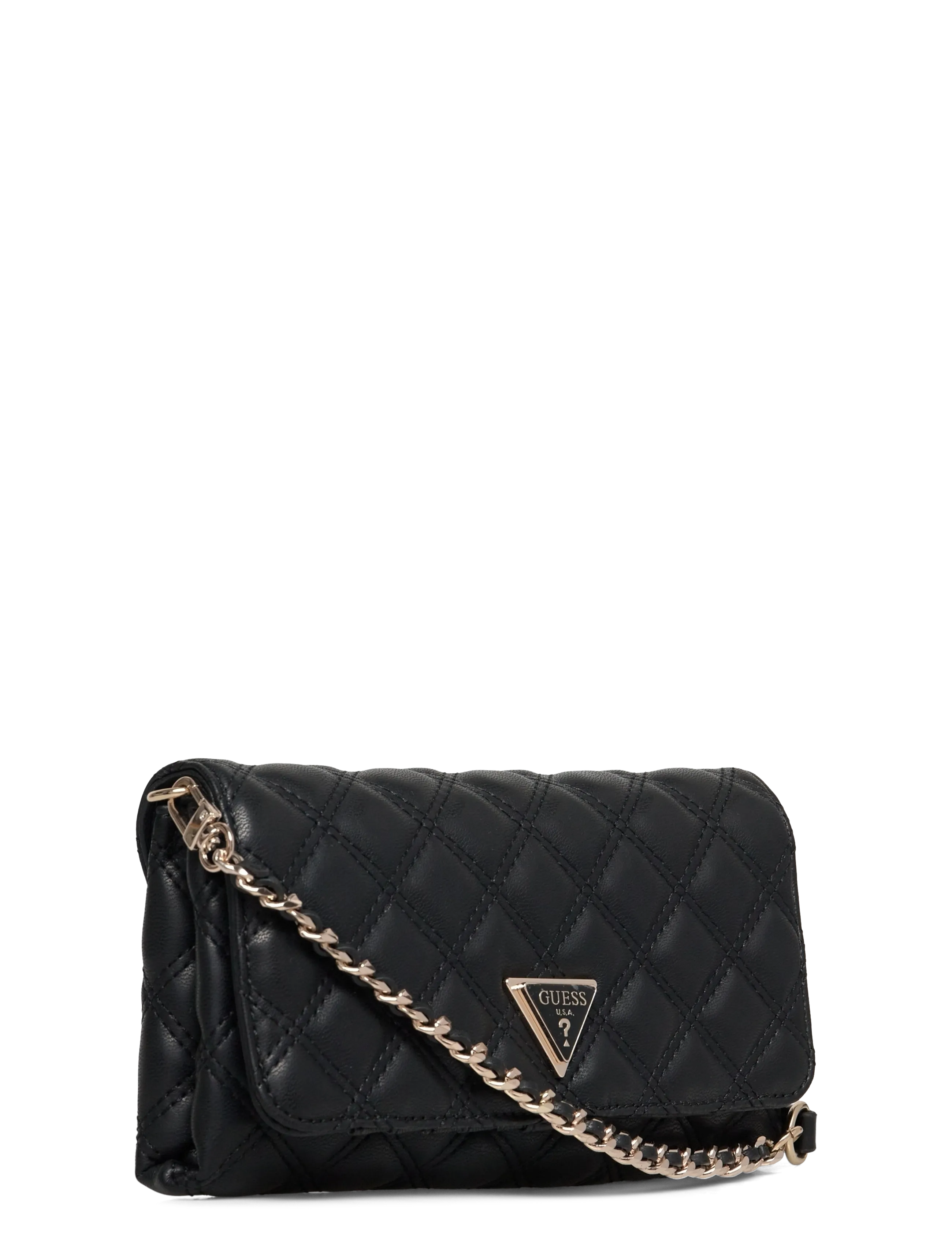 GUESS - GIULLY II XBODY FLAP ORGANIZER - crossbody bags - black - 2