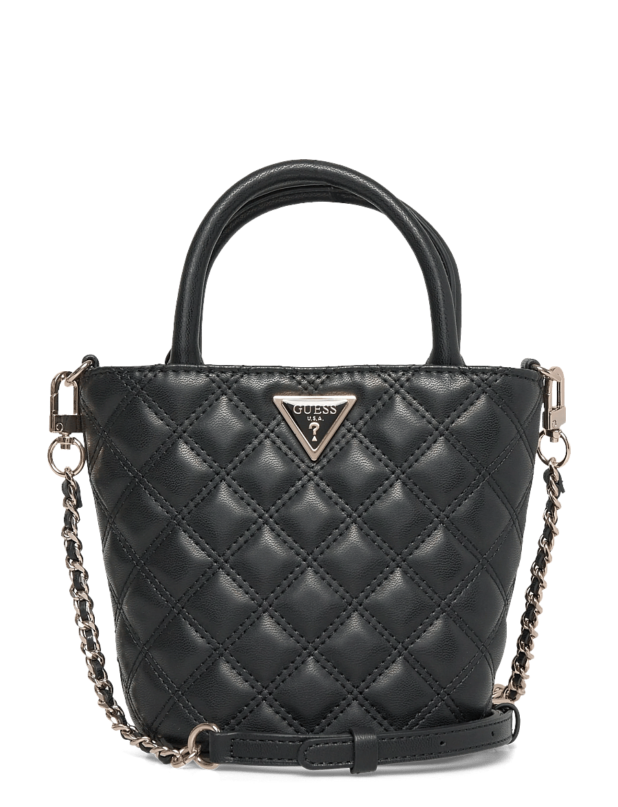 GUESS - GIULLY II MINI TOTE - umhängetaschen - black - 0