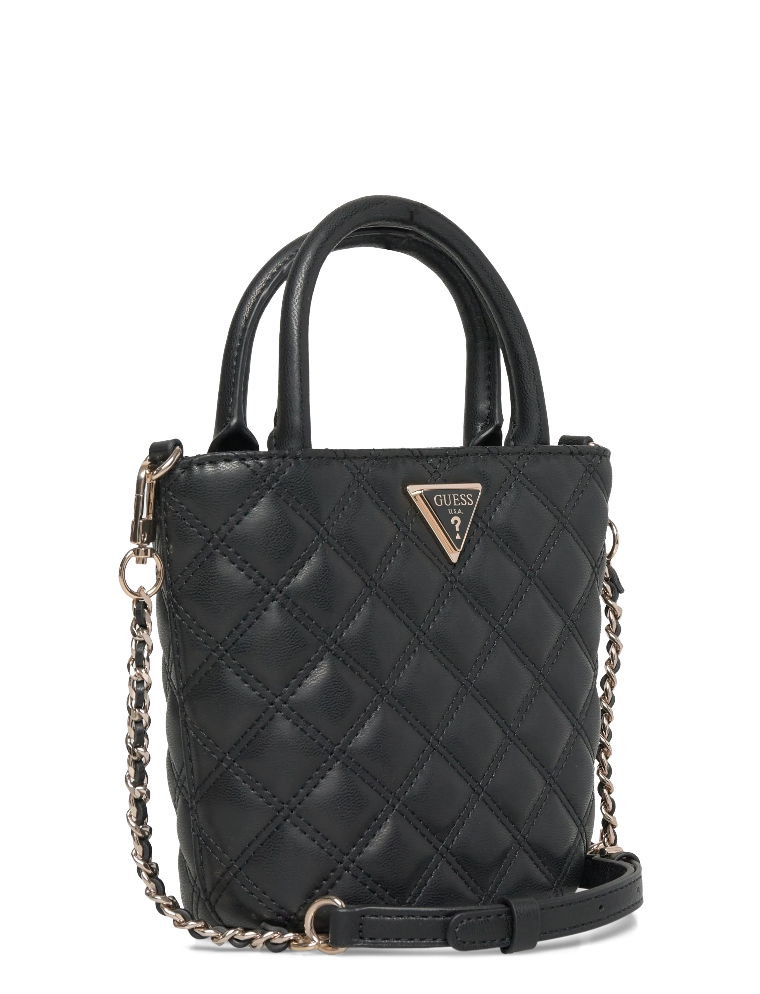 GUESS - GIULLY II MINI TOTE - crossbody bags - black - 2