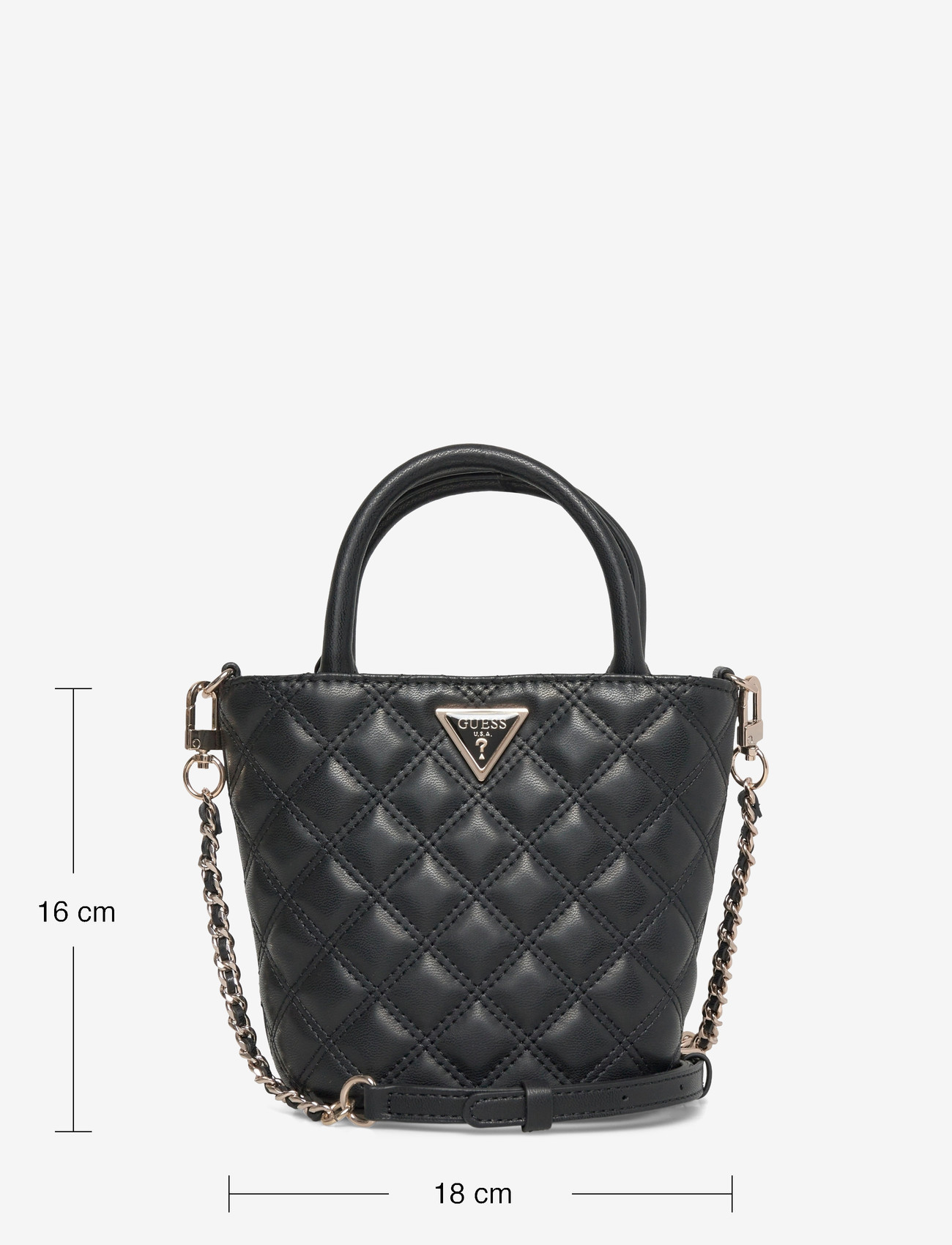 GUESS - GIULLY II MINI TOTE - særlige begivenheder - black - 3