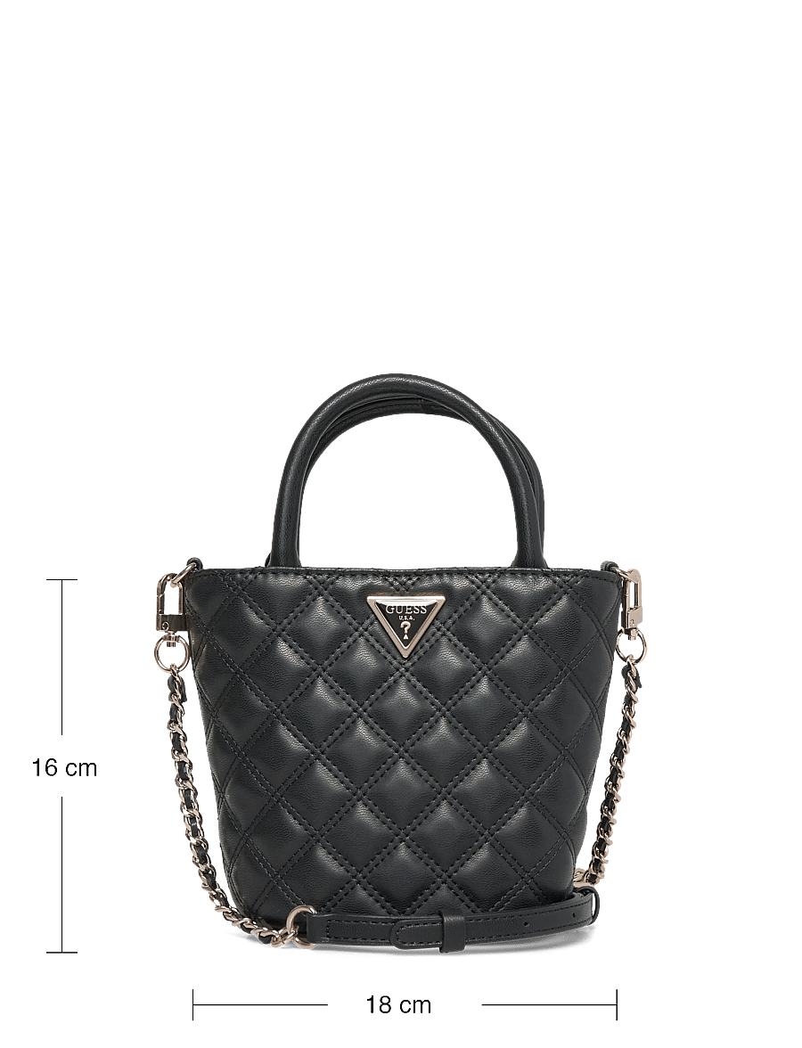 GUESS - GIULLY II MINI TOTE - umhängetaschen - black - 3