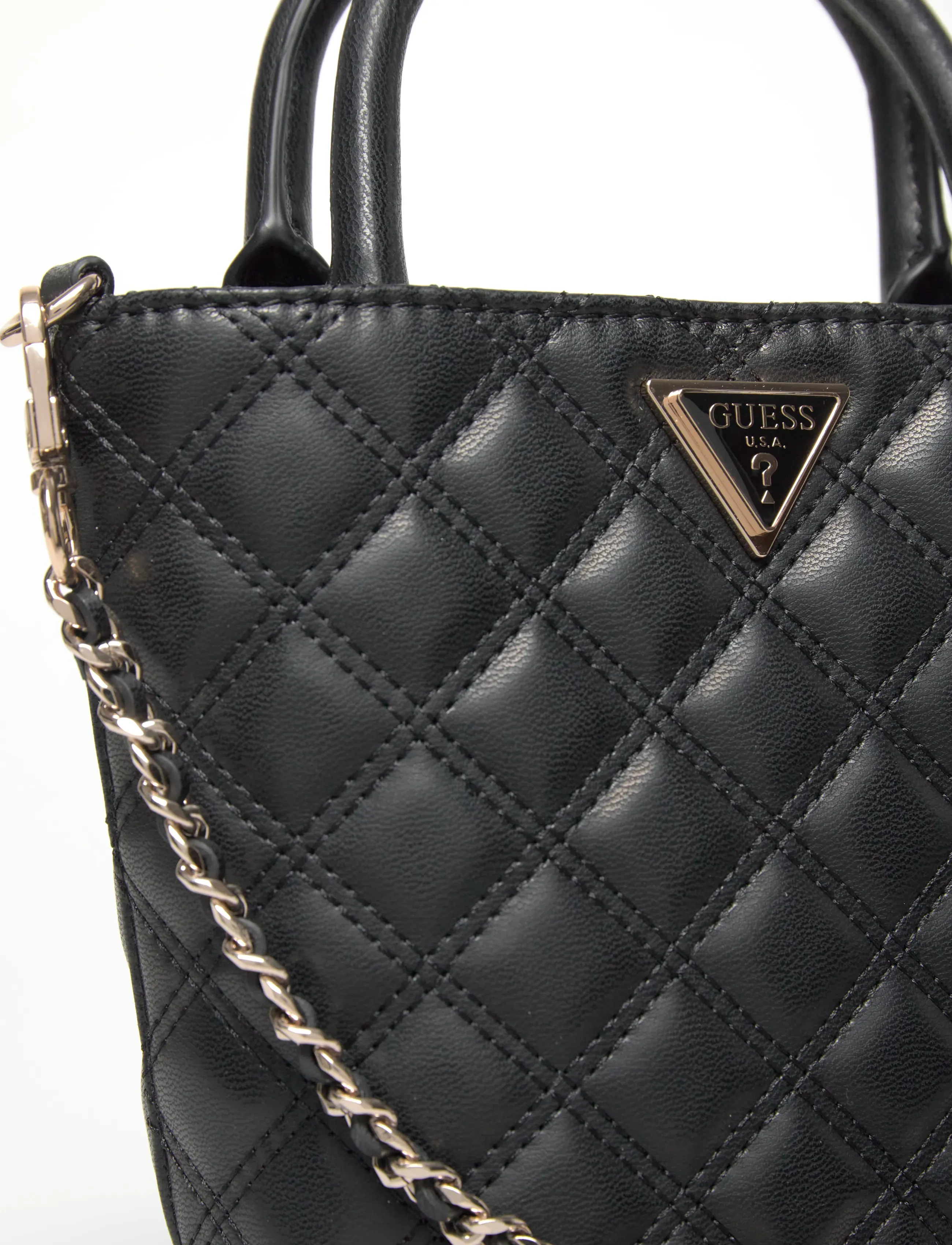 GUESS - GIULLY II MINI TOTE - crossbody bags - black - 4
