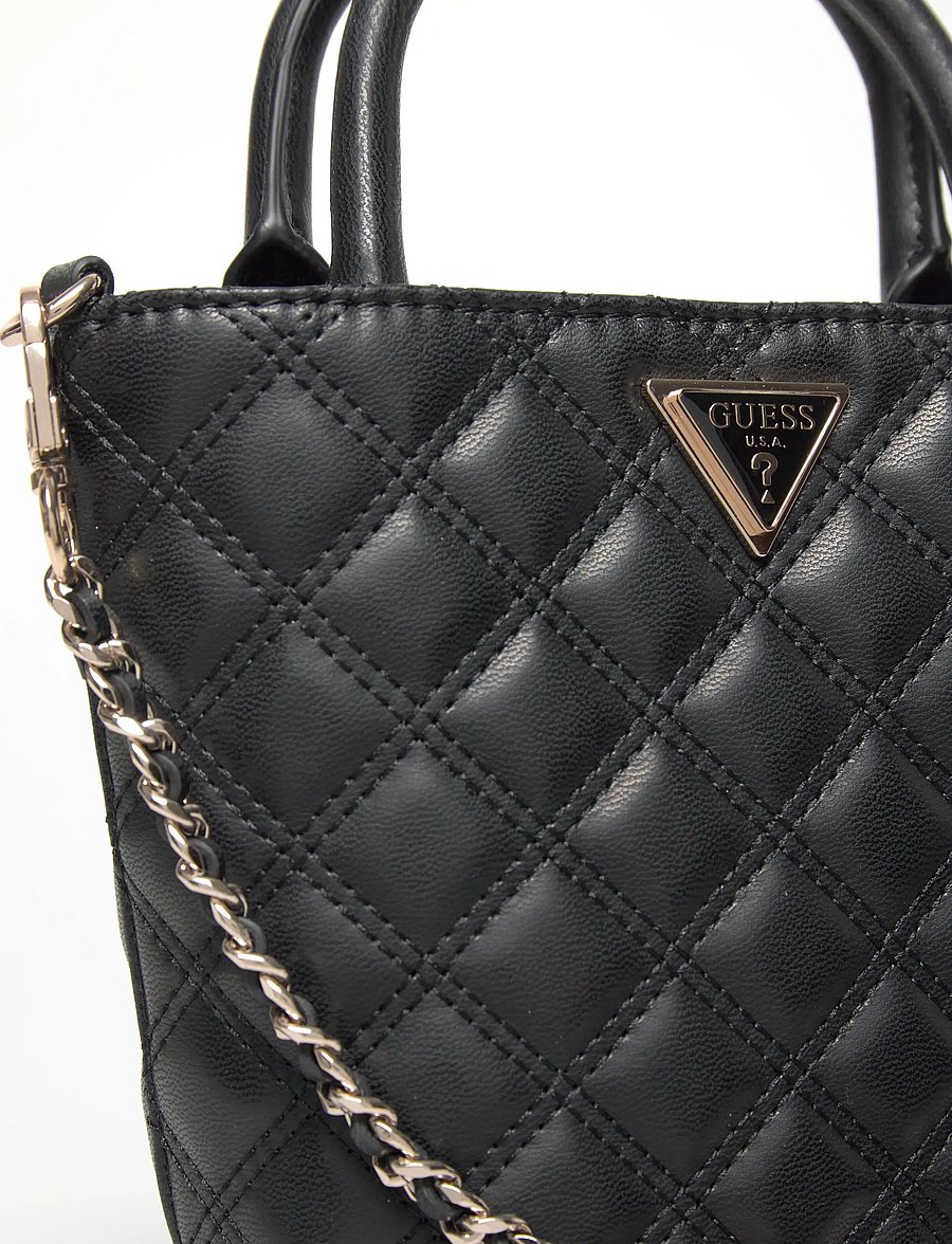 GUESS - GIULLY II MINI TOTE - umhängetaschen - black - 4