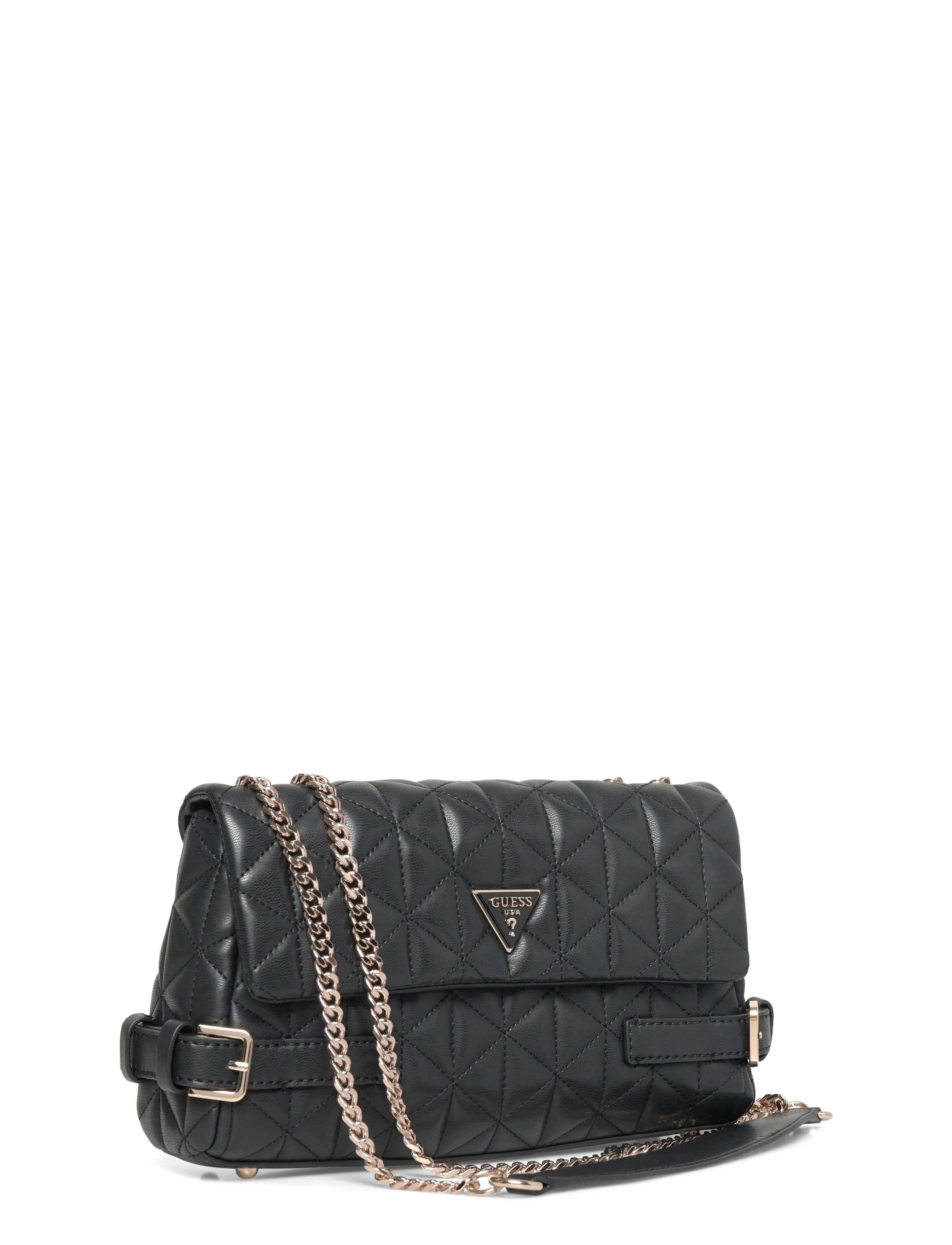 GUESS - PAISLEIGH CNVRTBLE XBODY FLAP - igapäevane stiil - black - 2