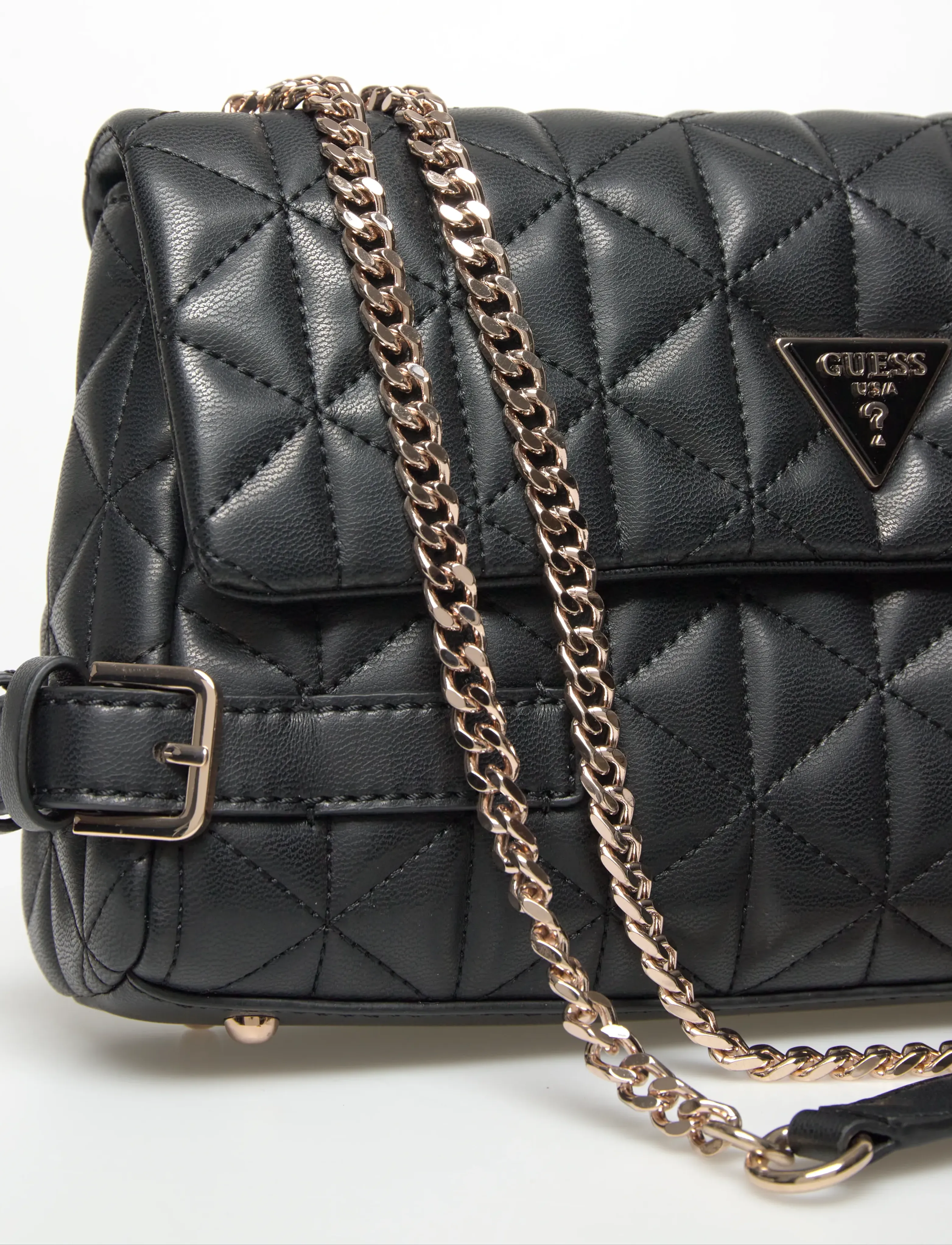 GUESS - PAISLEIGH CNVRTBLE XBODY FLAP - igapäevane stiil - black - 4