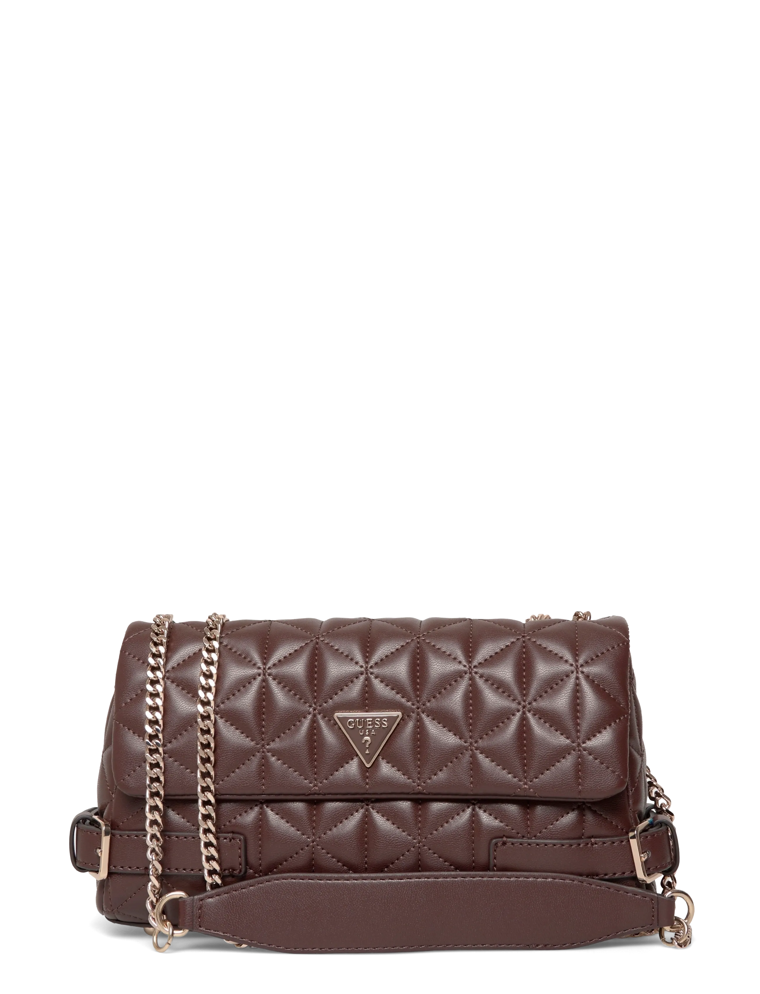GUESS PAISLEIGH CNVRTBLE XBODY FLAP - Handtaschen - ESPRESSO / brown
