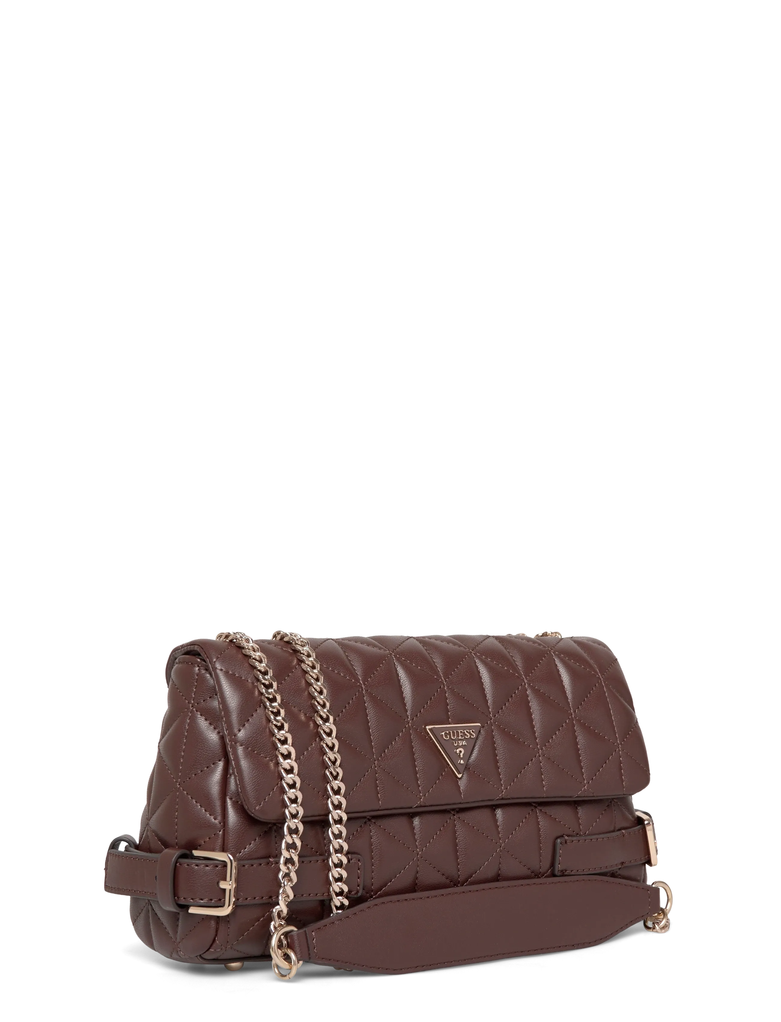 GUESS - PAISLEIGH CNVRTBLE XBODY FLAP - alltags-style - espresso - 2