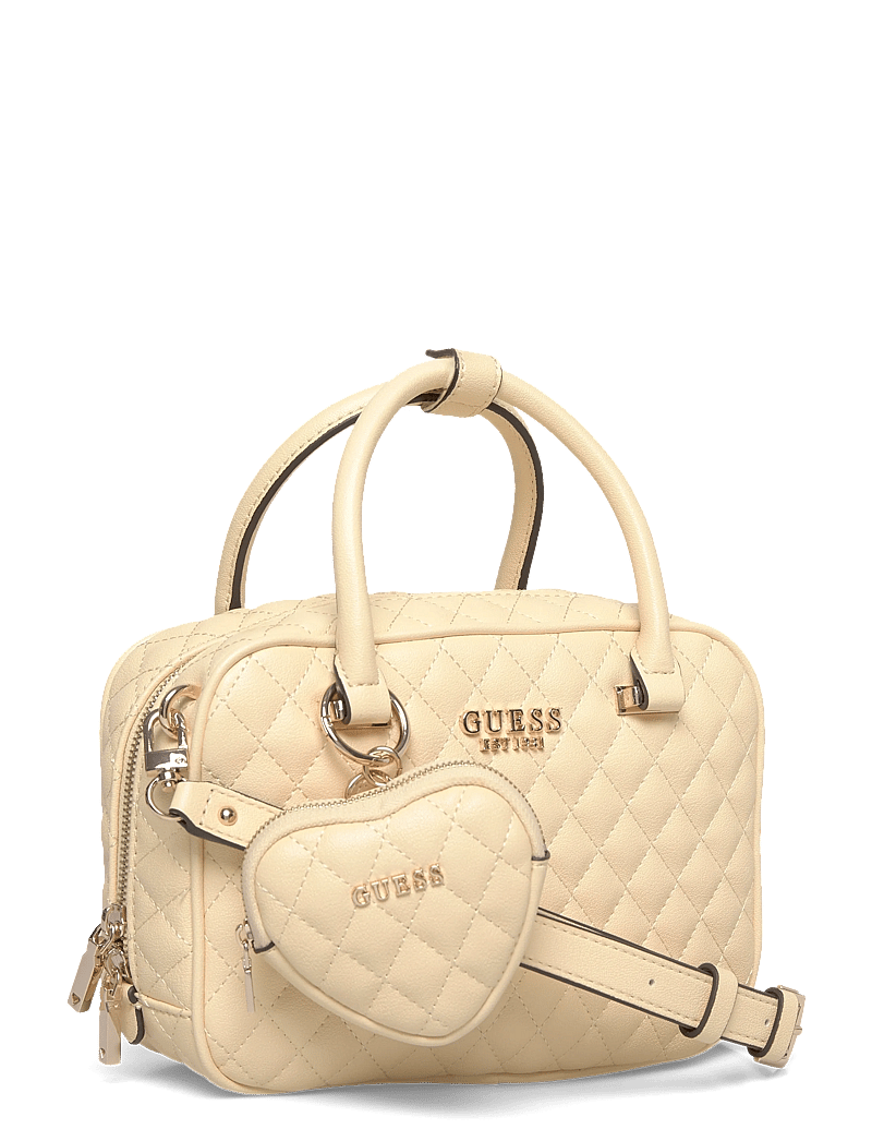 GUESS - ATABEY BOX SATCHEL - alltags-style - yellow - 2
