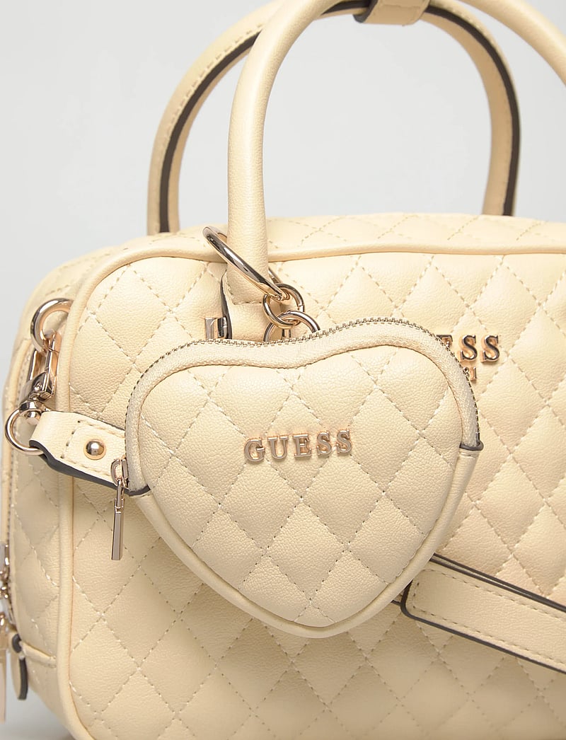 GUESS - ATABEY BOX SATCHEL - alltags-style - yellow - 4