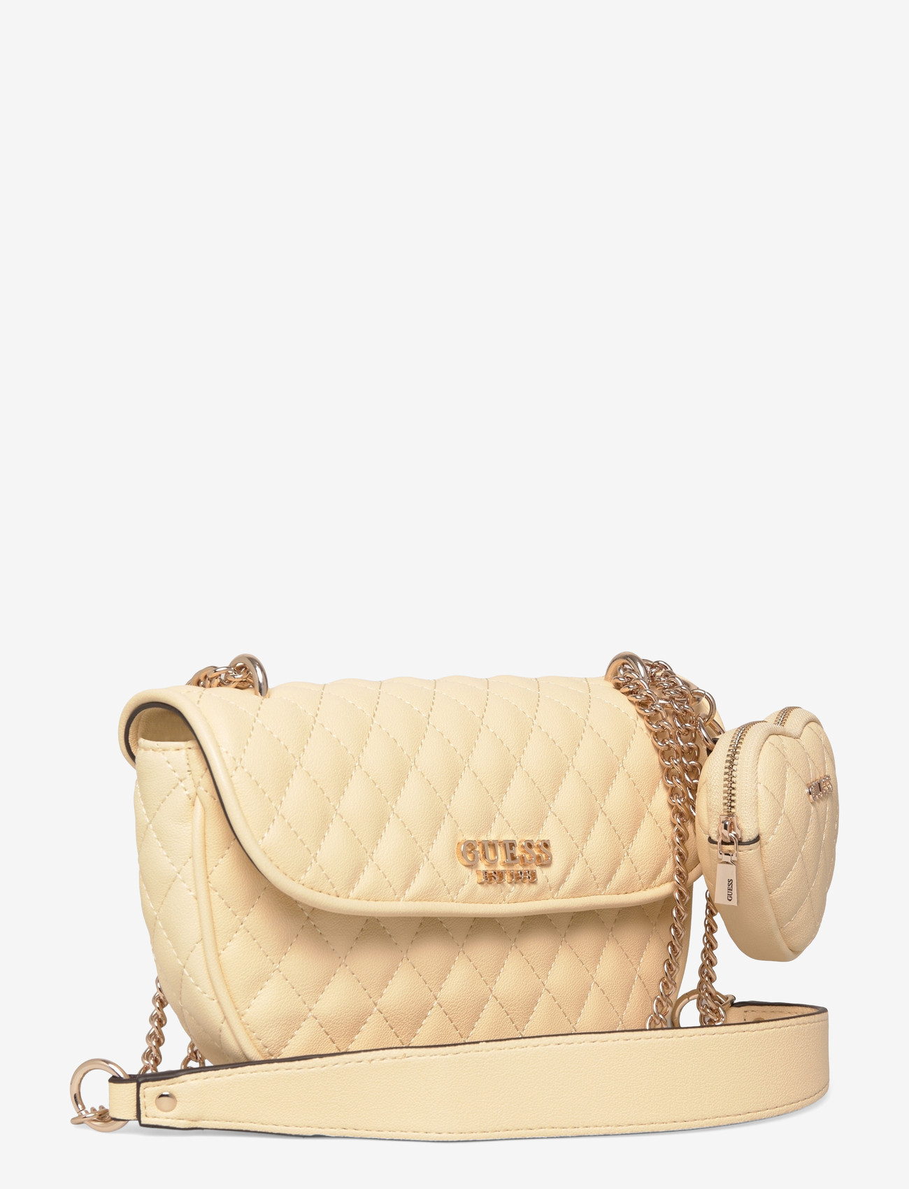 GUESS - ATABEY CONVERTIBLE XBODY FLAP - crossbody bags - yellow - 2