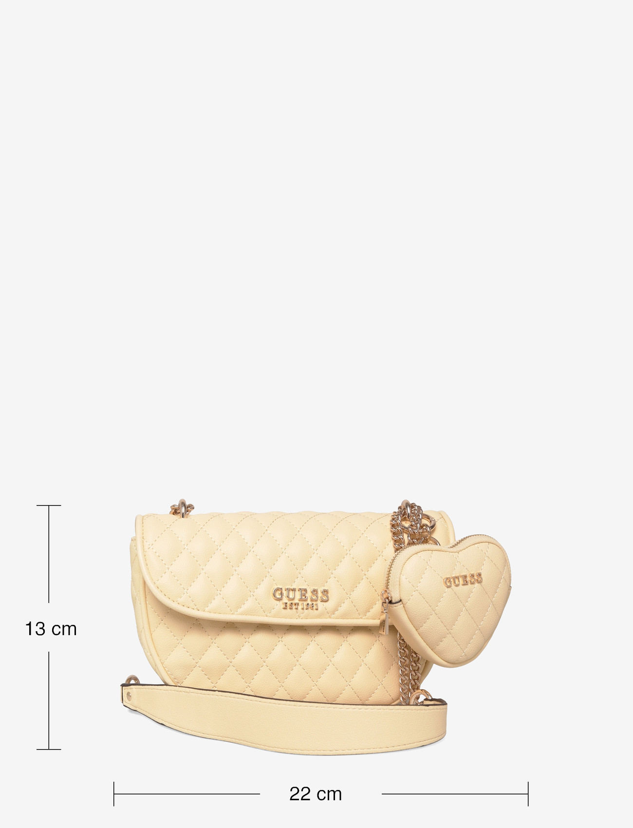 GUESS - ATABEY CONVERTIBLE XBODY FLAP - crossbody bags - yellow - 3
