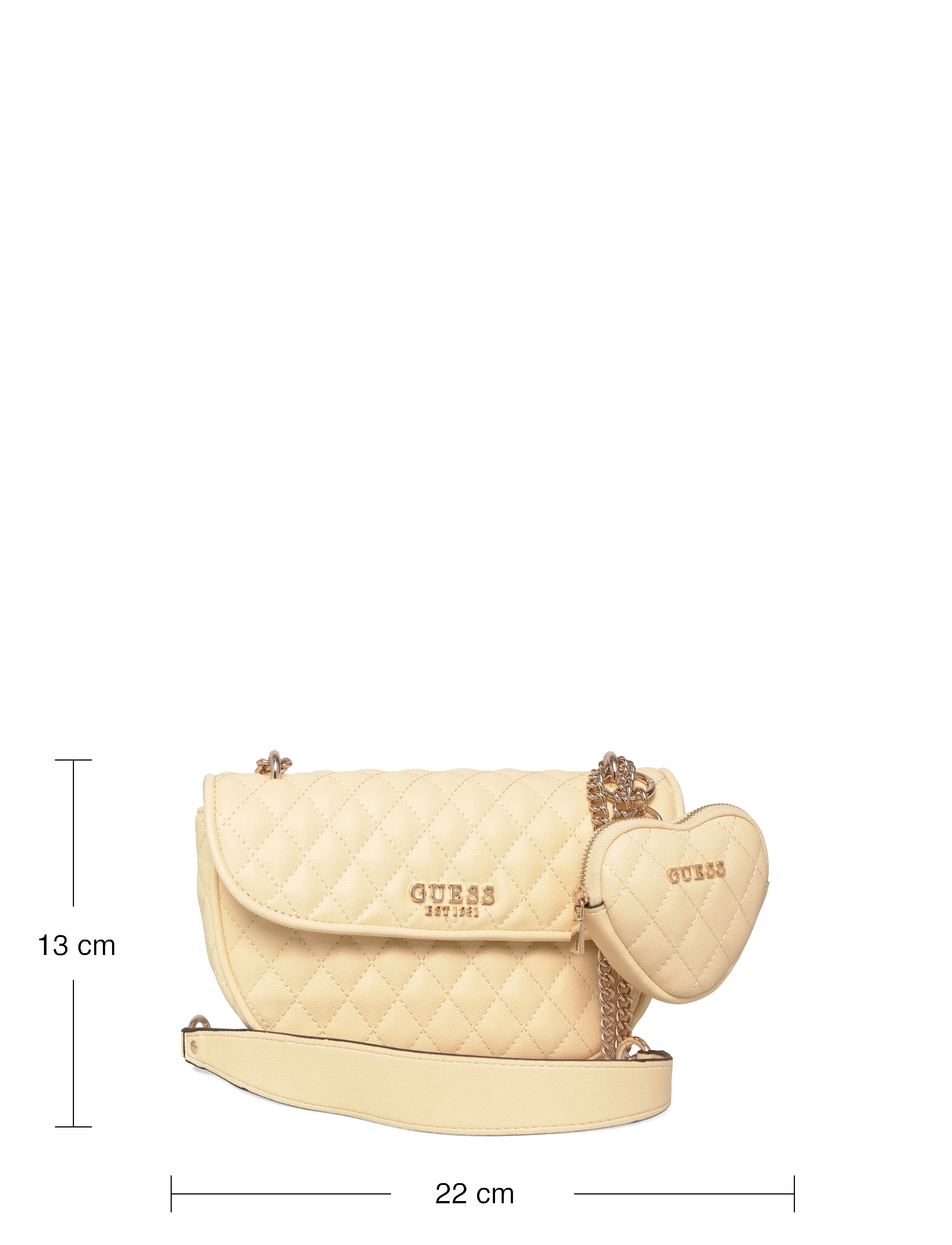 GUESS - ATABEY CONVERTIBLE XBODY FLAP - crossbody bags - yellow - 3