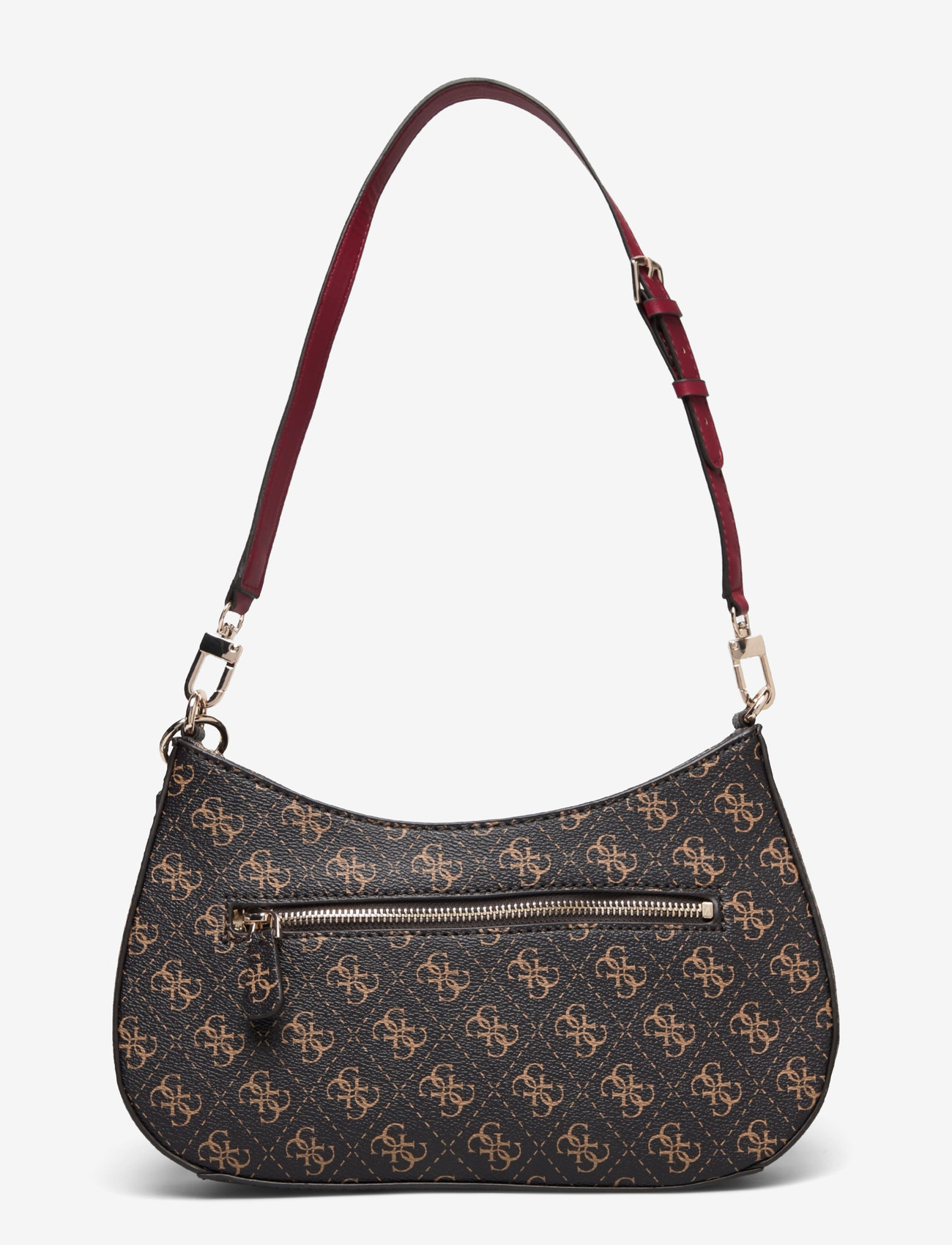 GUESS Noelle II Schultertasche Bone - Elegante Top Zip Bag Für Jeden Anlass