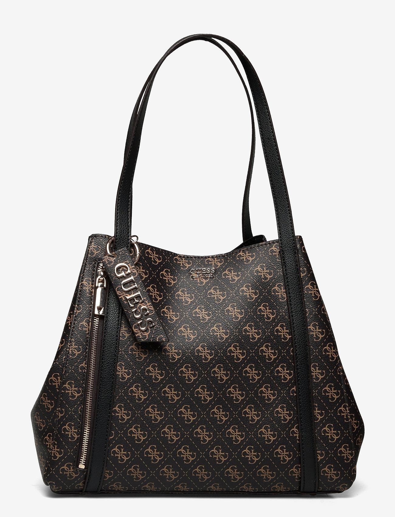 GUESS - NAYA TRAP TOTE - brown/black - 0