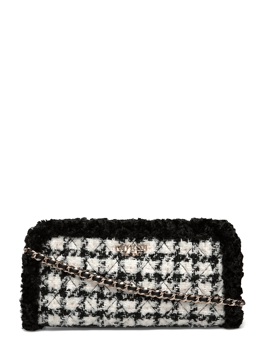 GUESS - CRISTI TOP ZIP CROSSBODY - Üleõlakotid - black multi - 0