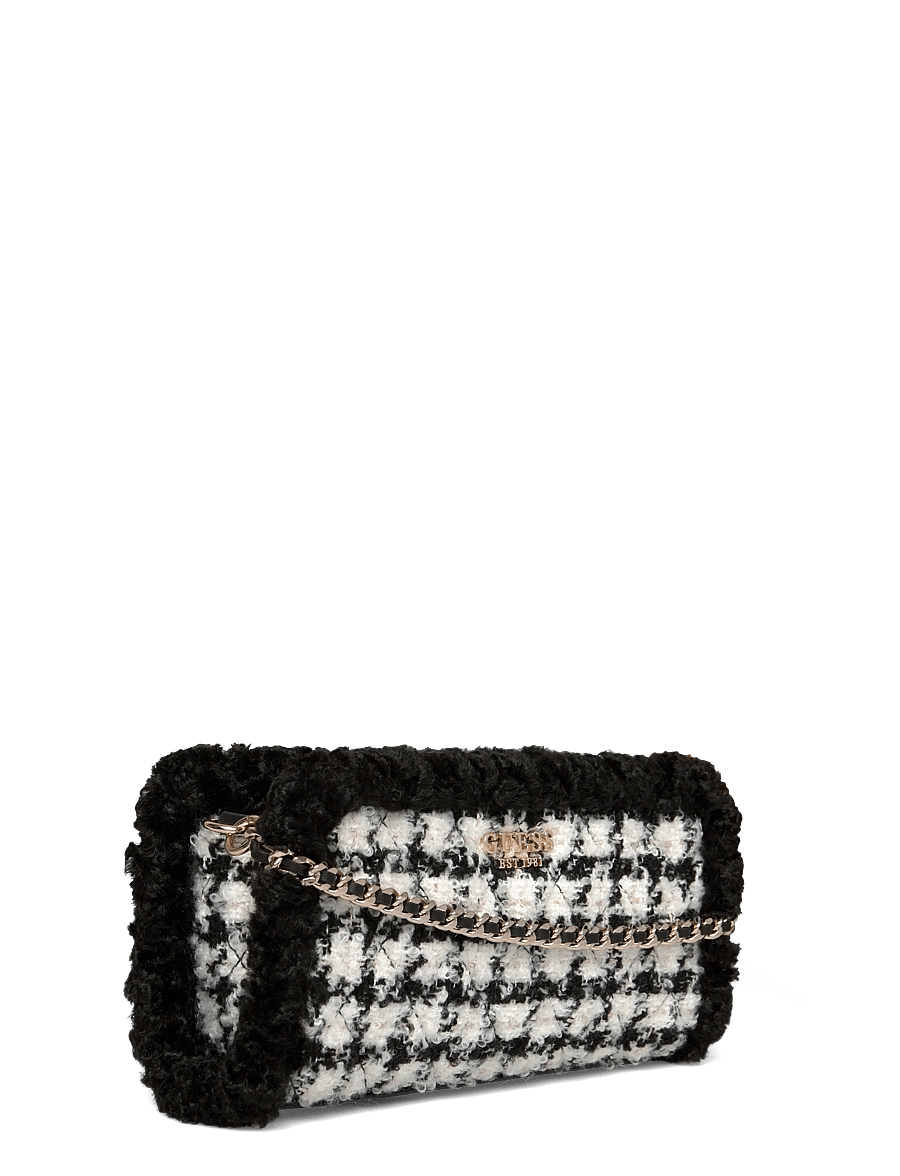 GUESS - CRISTI TOP ZIP CROSSBODY - Üleõlakotid - black multi - 2