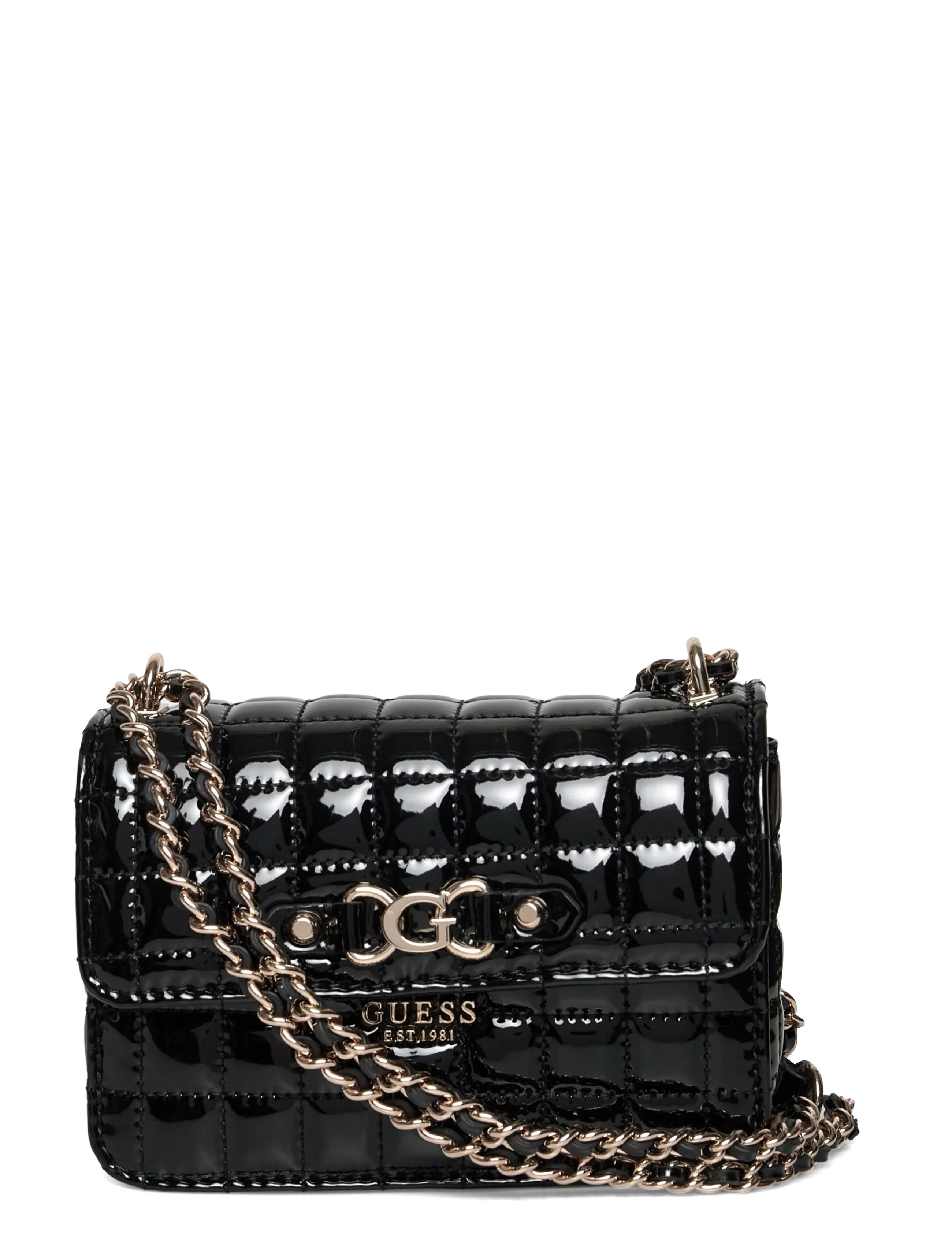 GUESS Nadira Mini Cnvrtbl Xbody Flap, One Size, Black, Tasker > Crossbody-Tasker, Dame