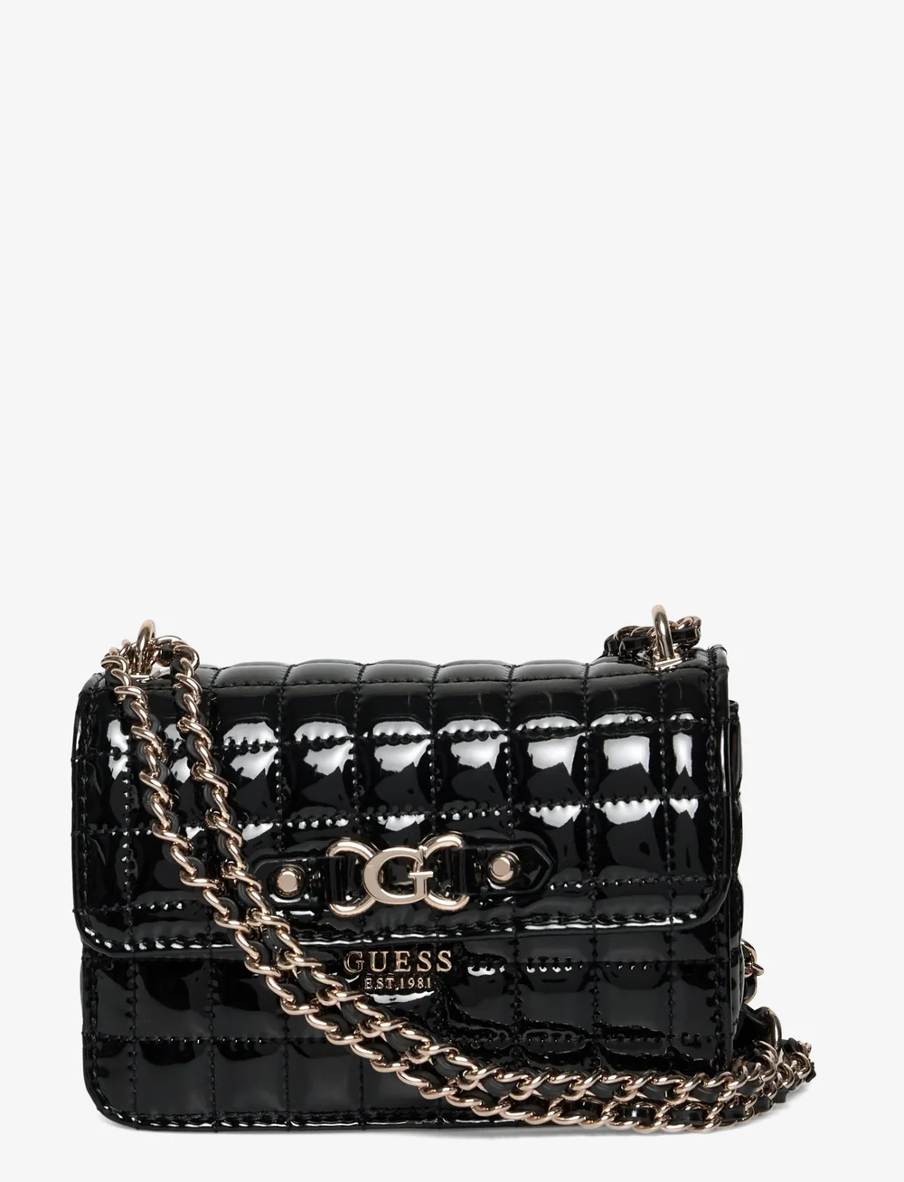 GUESS - NADIRA MINI CNVRTBL XBODY FLAP - crossbody tassen - black - 0