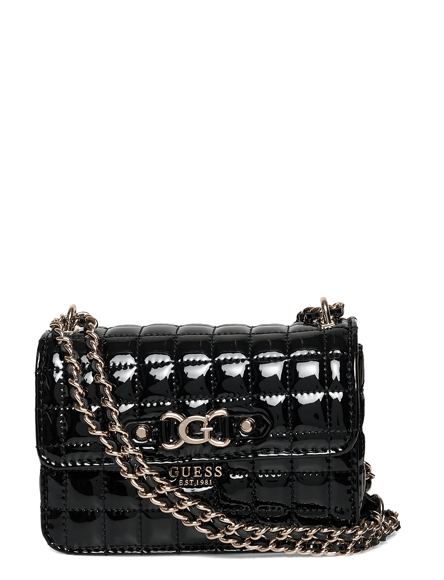 GUESS - NADIRA MINI CNVRTBL XBODY FLAP - crossbody tassen - black - 0