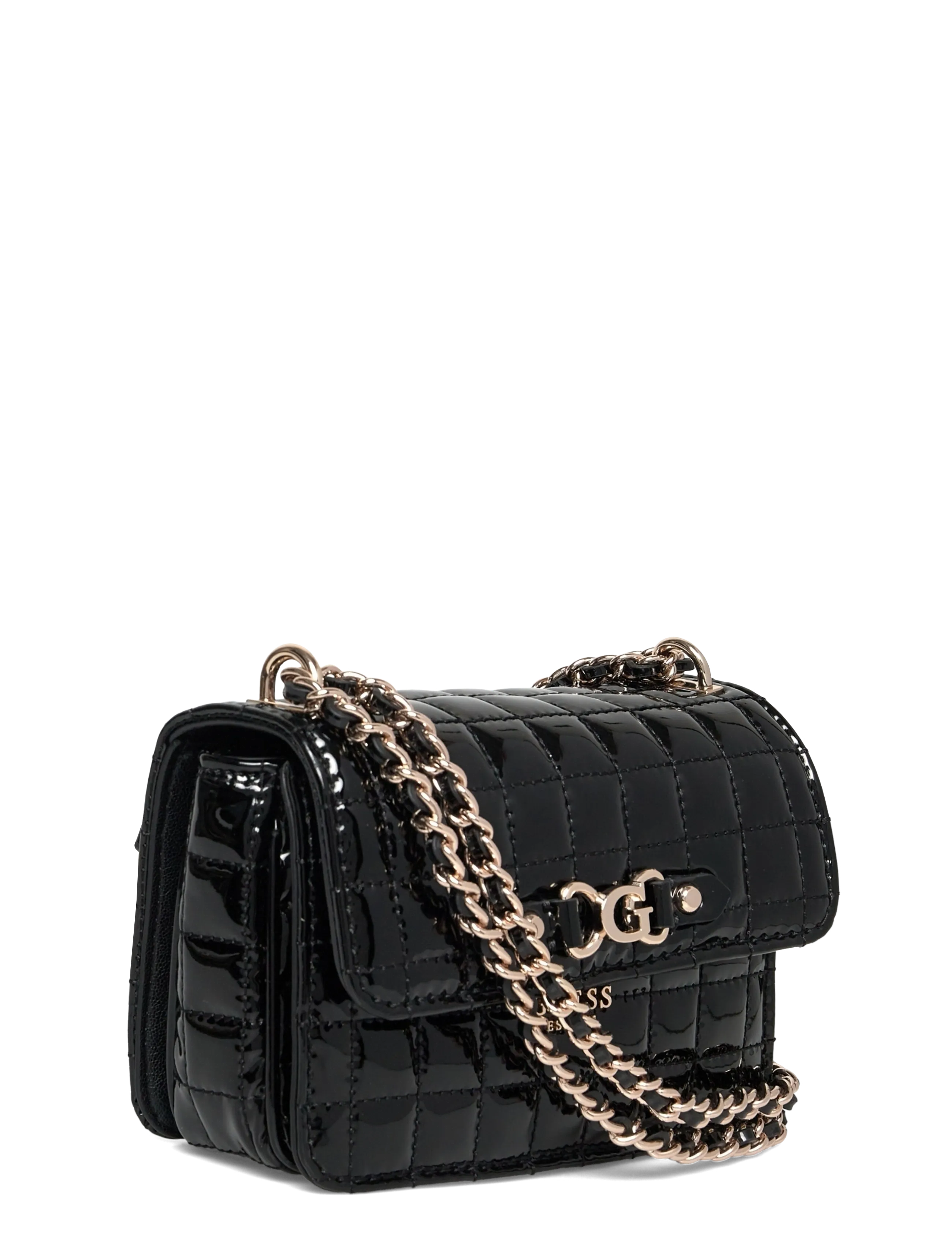 GUESS - NADIRA MINI CNVRTBL XBODY FLAP - crossbody somas - black - 2