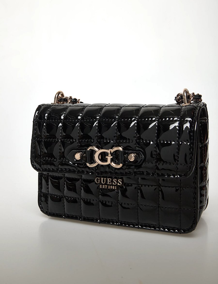 GUESS - NADIRA MINI CNVRTBL XBODY FLAP - crossbody tassen - black - 3